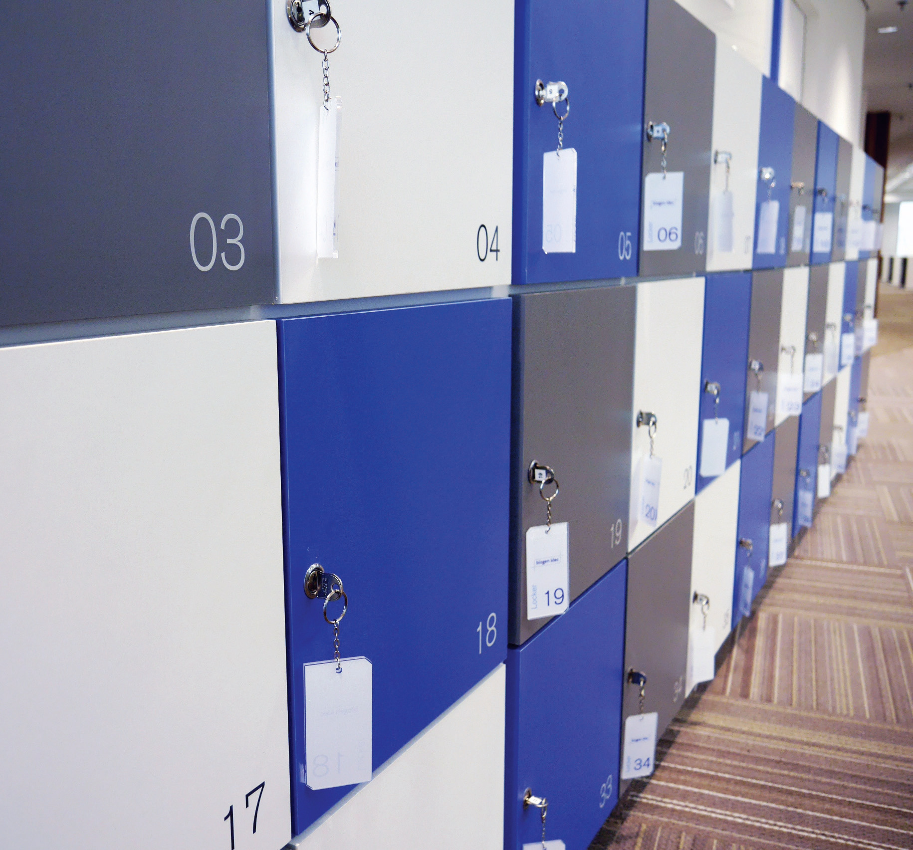 Lockers dos Colaboradores
