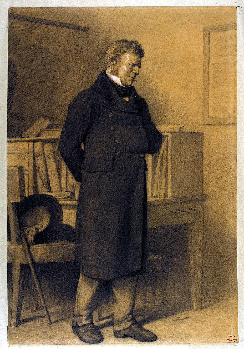 Jean Valjean, under the alias Monsieur Madeleine, illustration by Gustave Brion