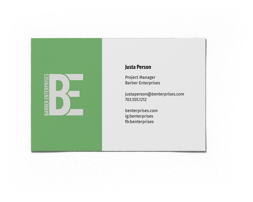 BE business card 01 front