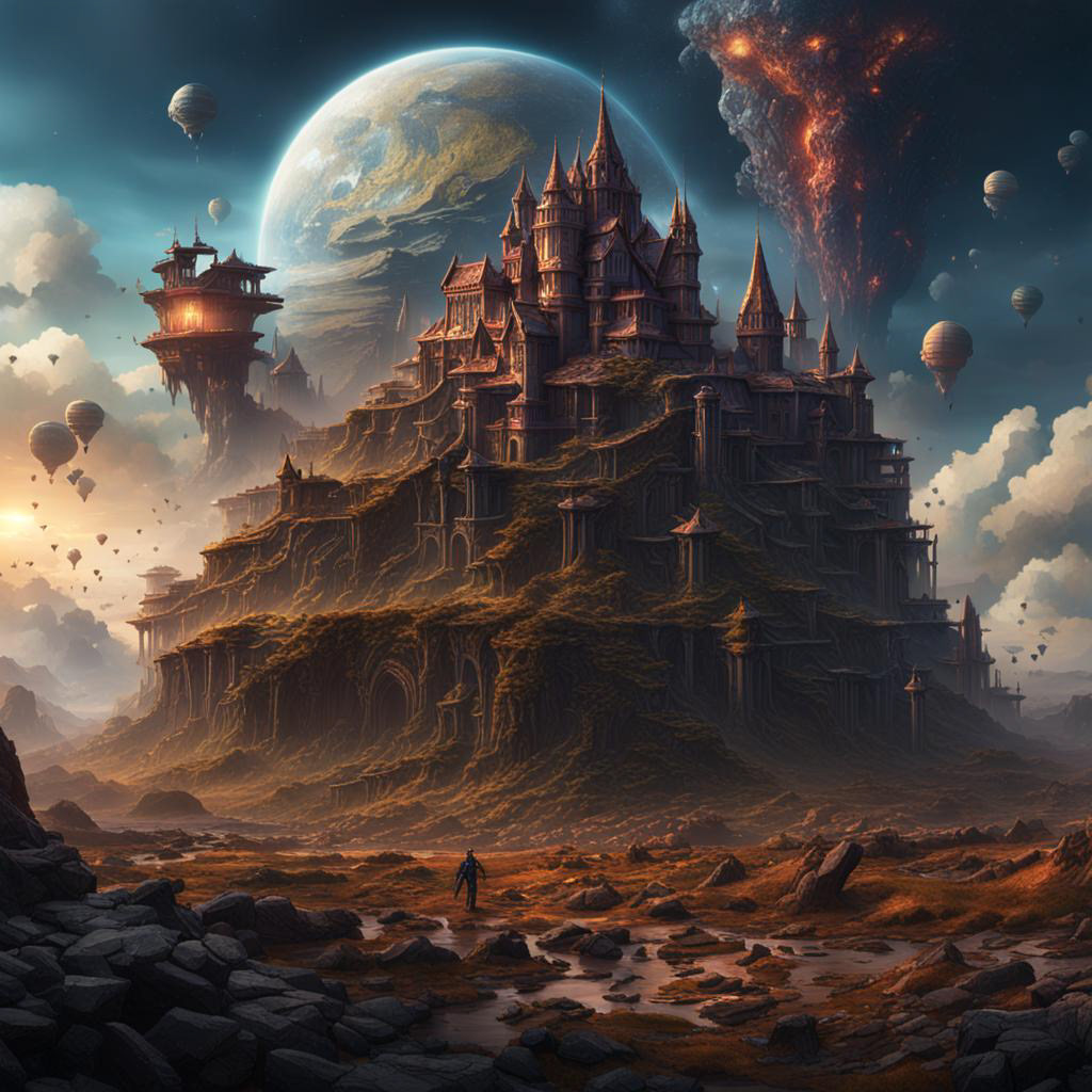 "The word ‘destruction’ fading out of existence" | Night Cafe