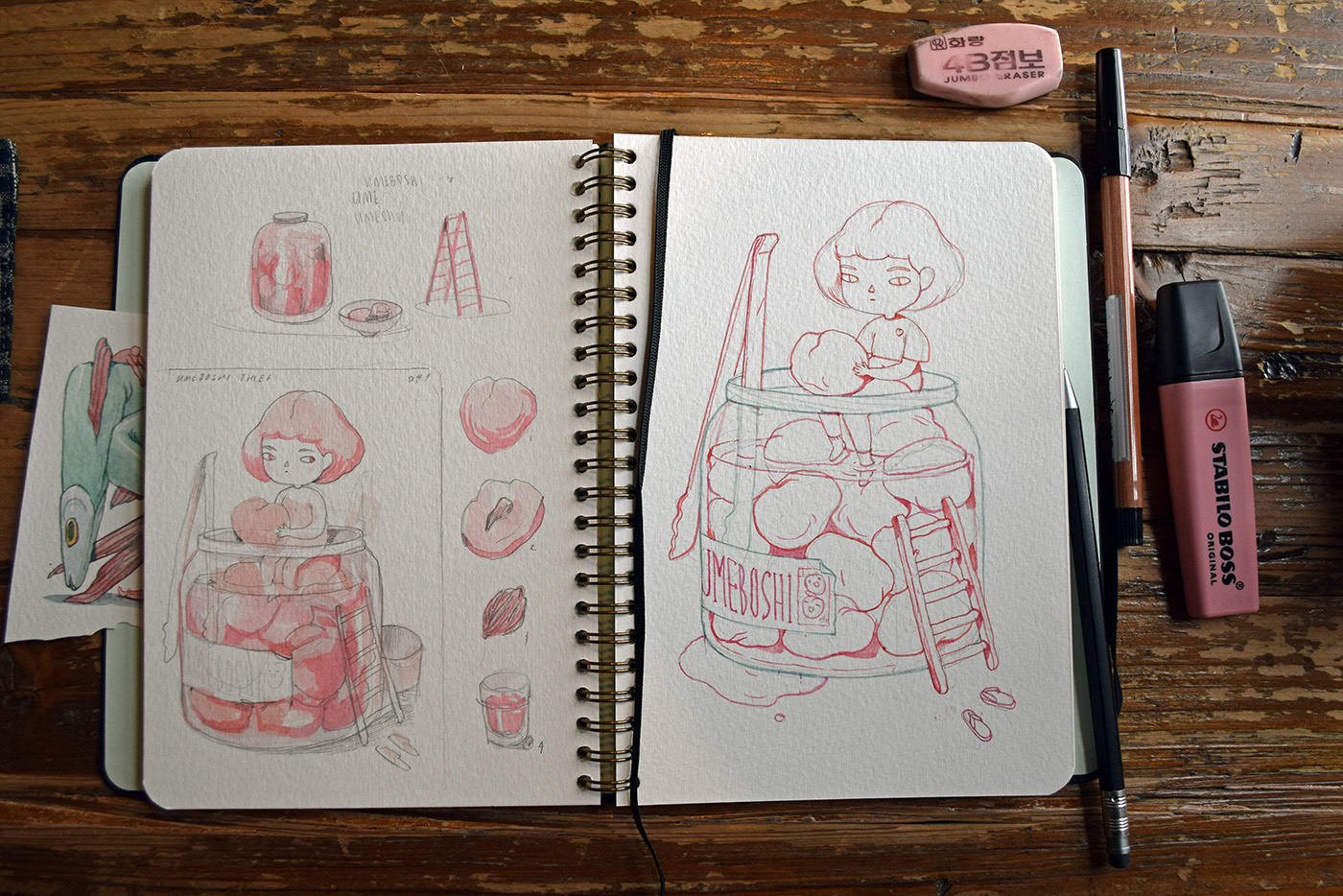 Sketchbook: Japanese Tsunami Notebook for Drawing, Doodling