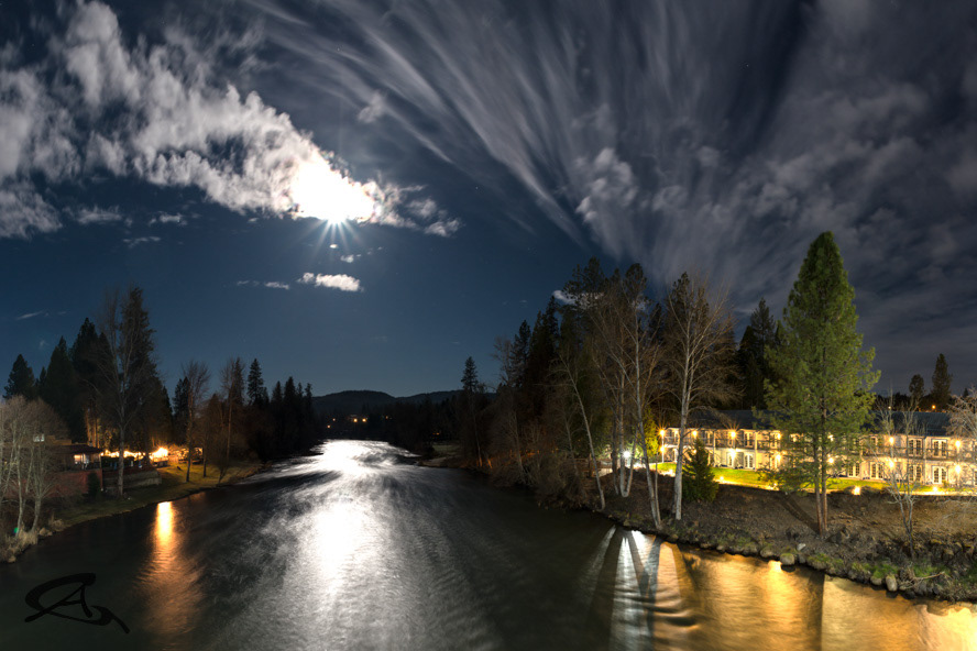 Super Moon Over Shady Cove