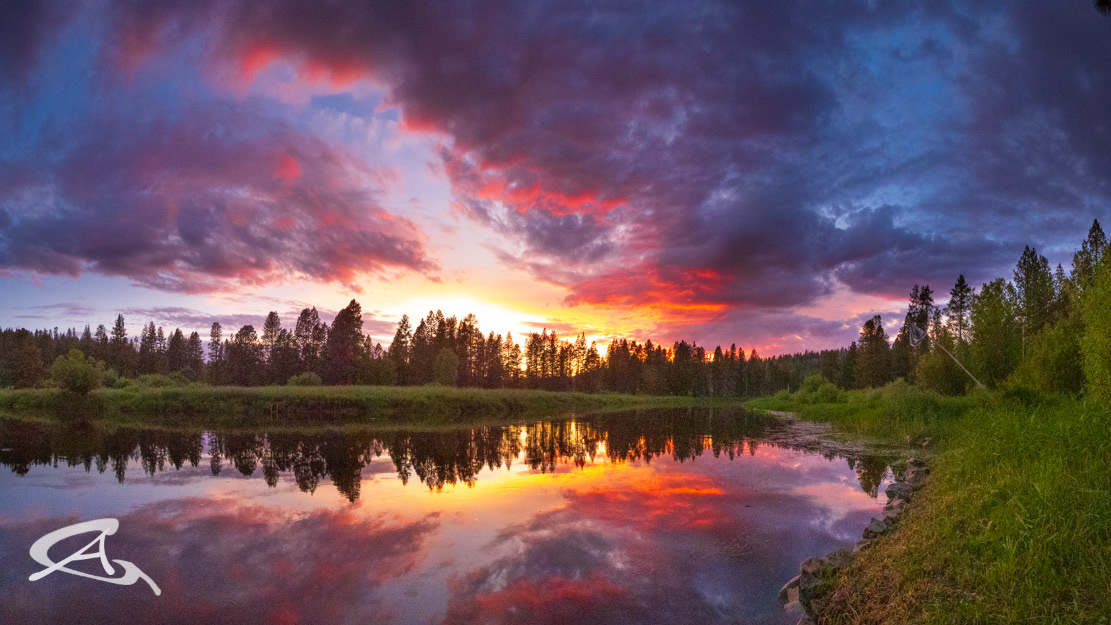 Sunset Over the Sprague River