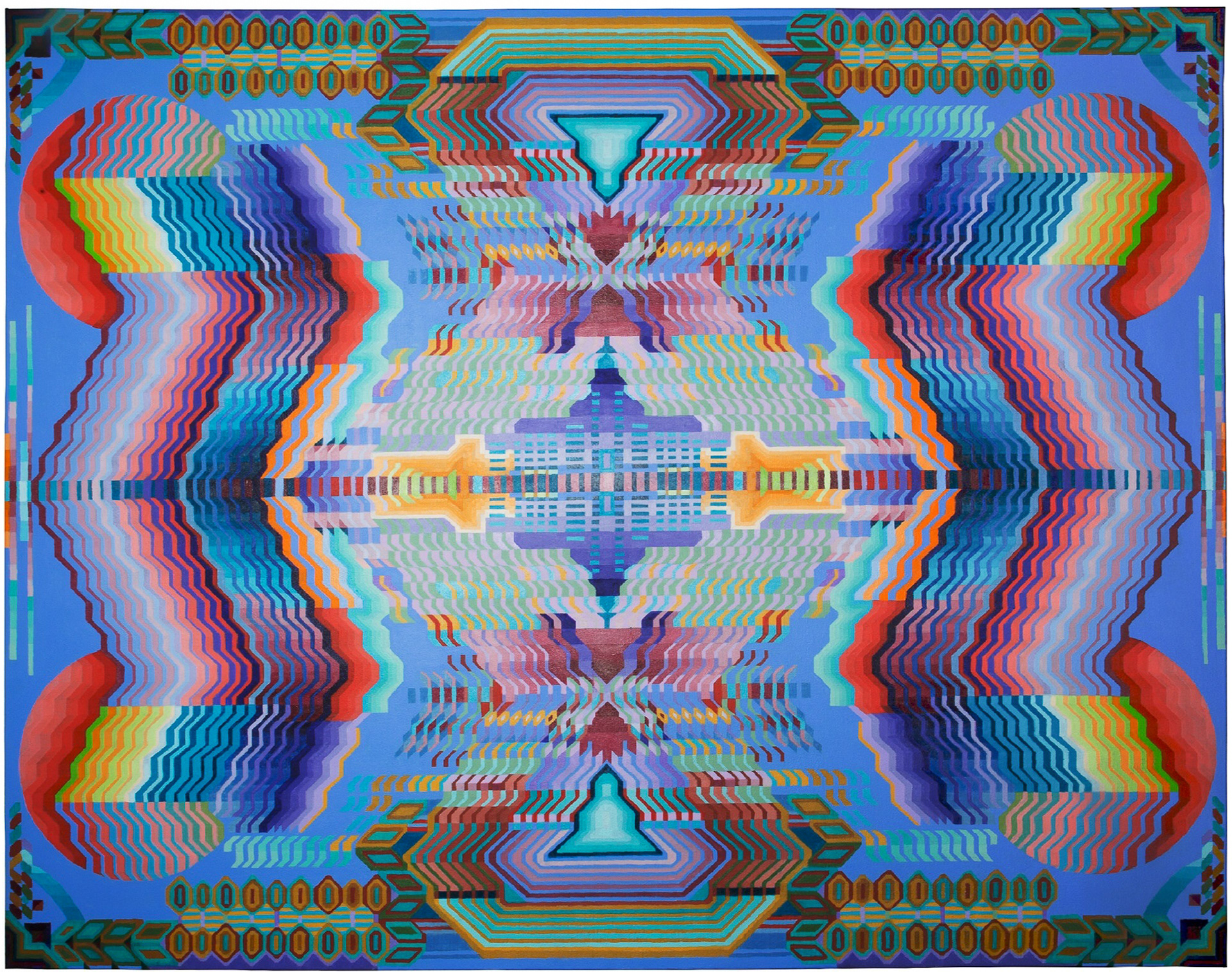 Untitled, 2016, Acrylic, 122 x 152 cm, POA  ​