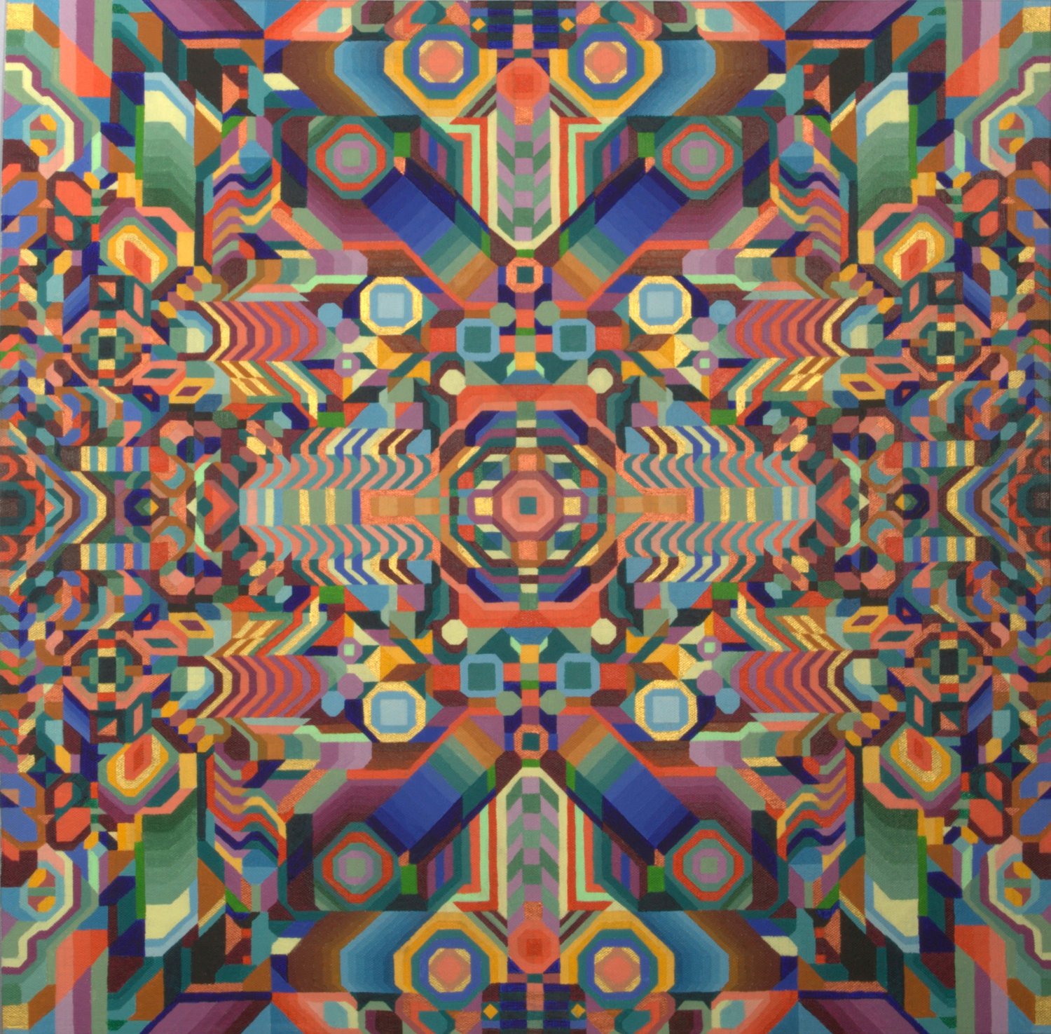 Untitled, 2015, Acrylic, 100 x 100 cm, POA  ​