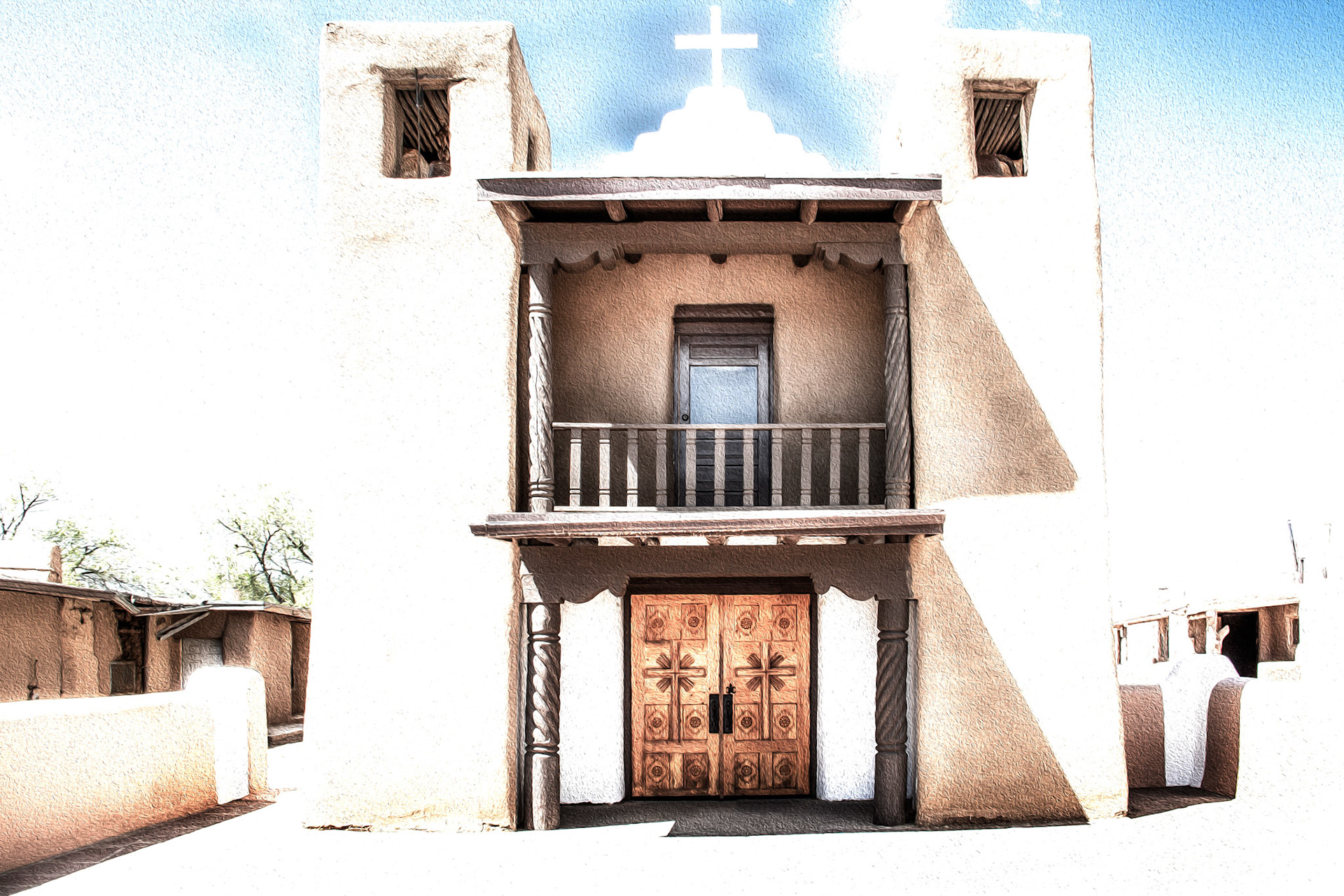 Taos Pueble Church Day