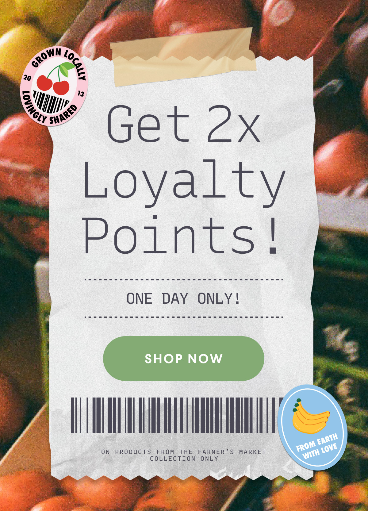 Farmer's Market - Launch Email