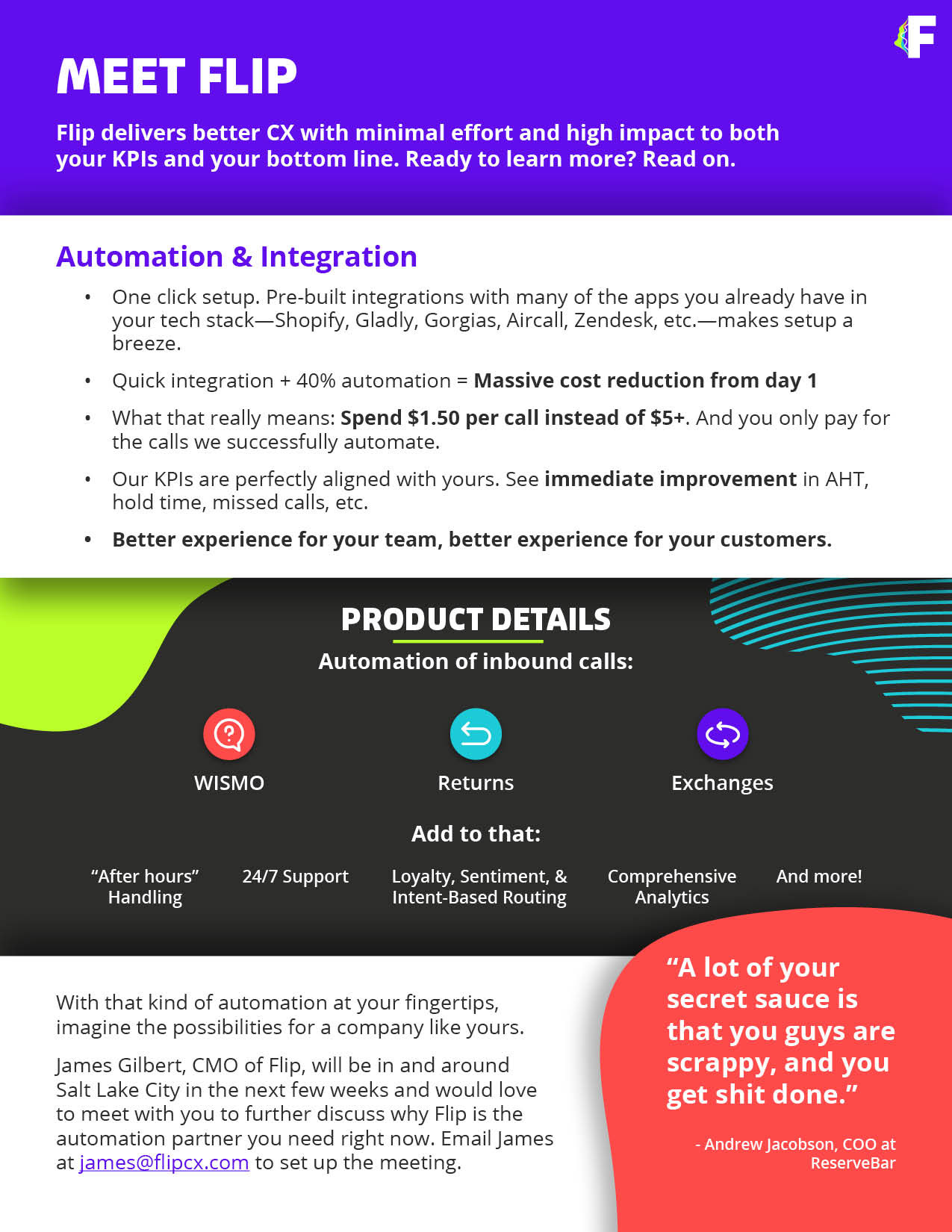 Meet Flip (EComm One-Pager)