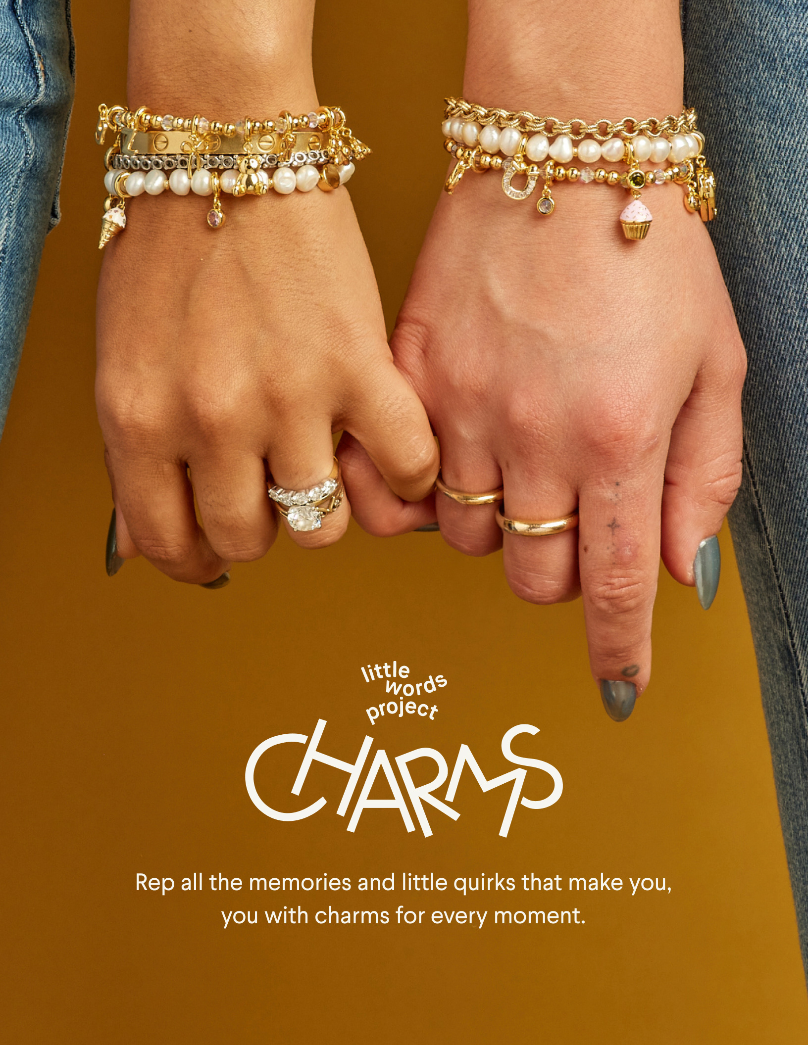 Charms by Little Words Project Retail Signage