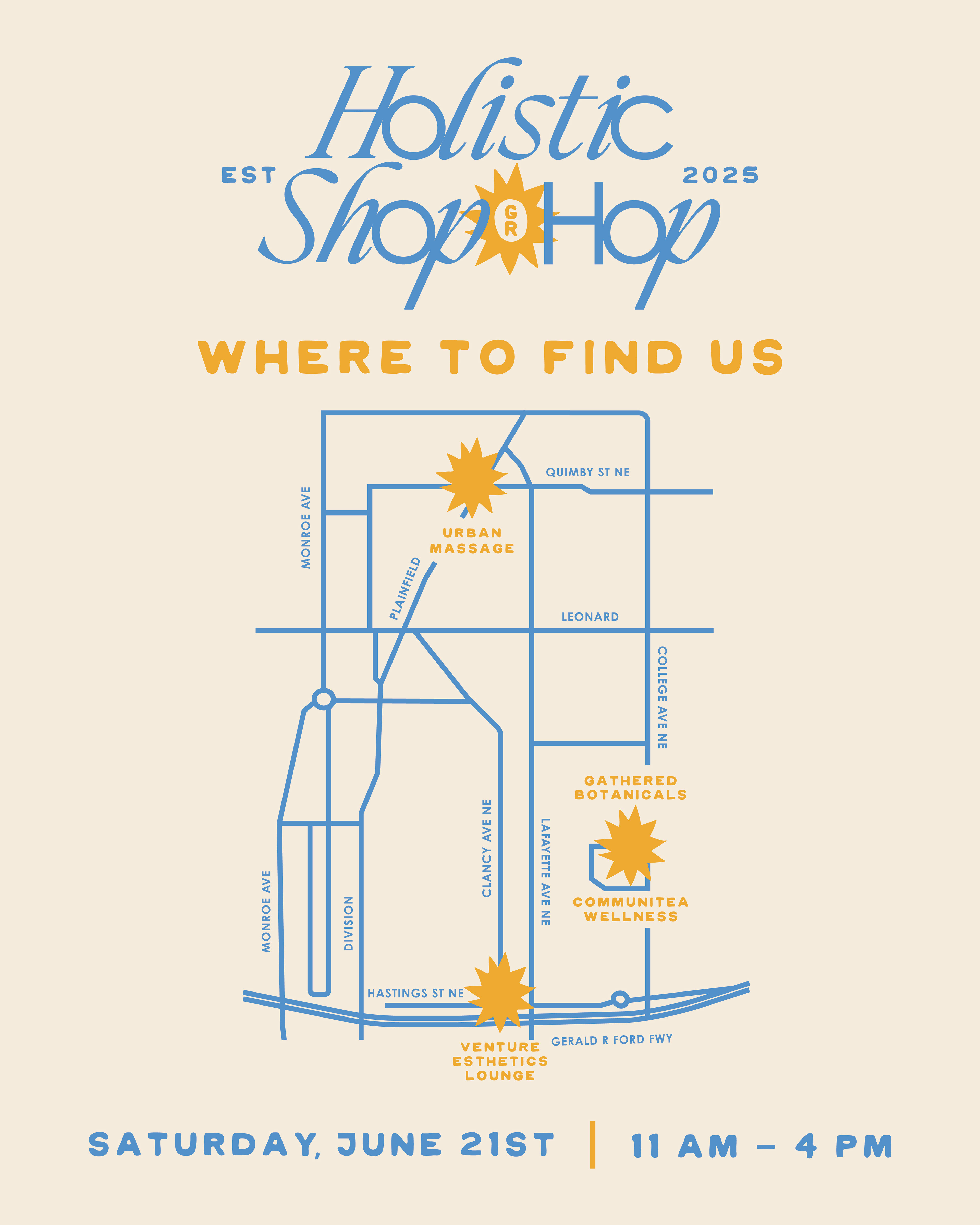 Holistic Shop Hop Map - In Feed
