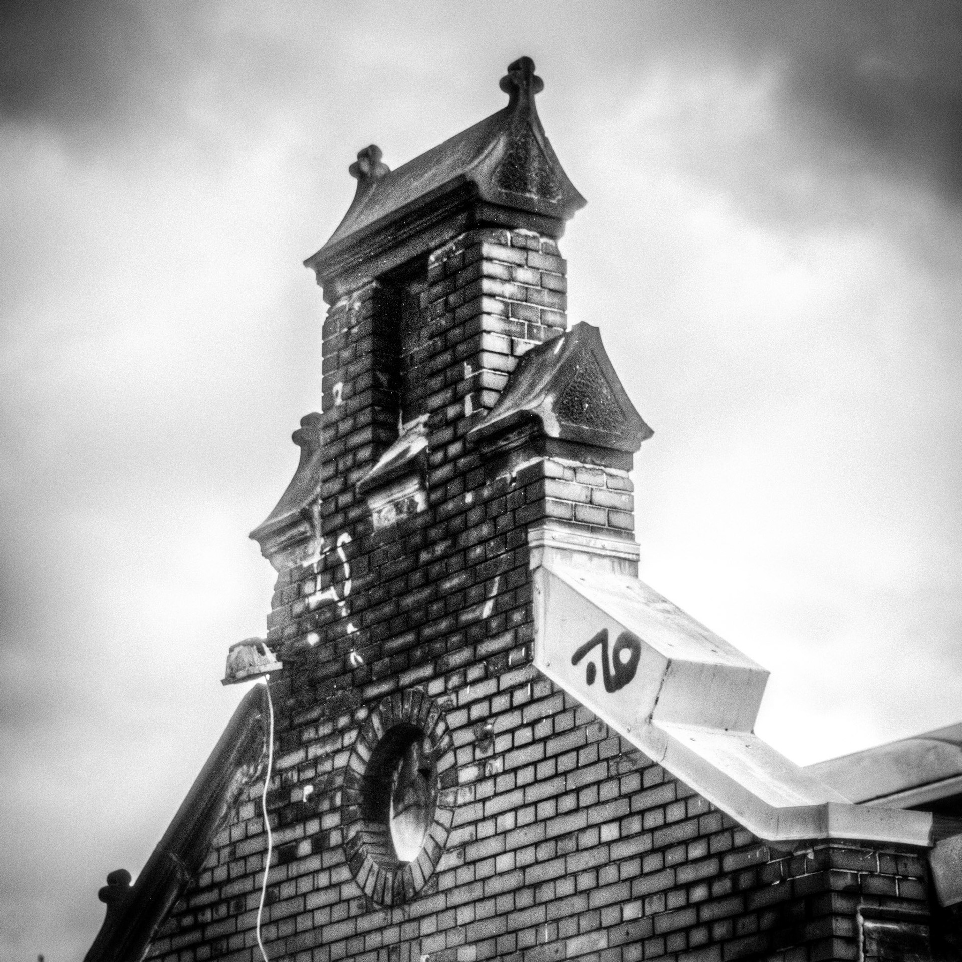 This photo of an old  slaughterhouse was taken with a vintage Porst 55mm lens, stuck at f/1.2. The building got a little bit too dark, so I used Photomatrix to create and HDR from a single RAW and tweaked the result with LR afterwards.
