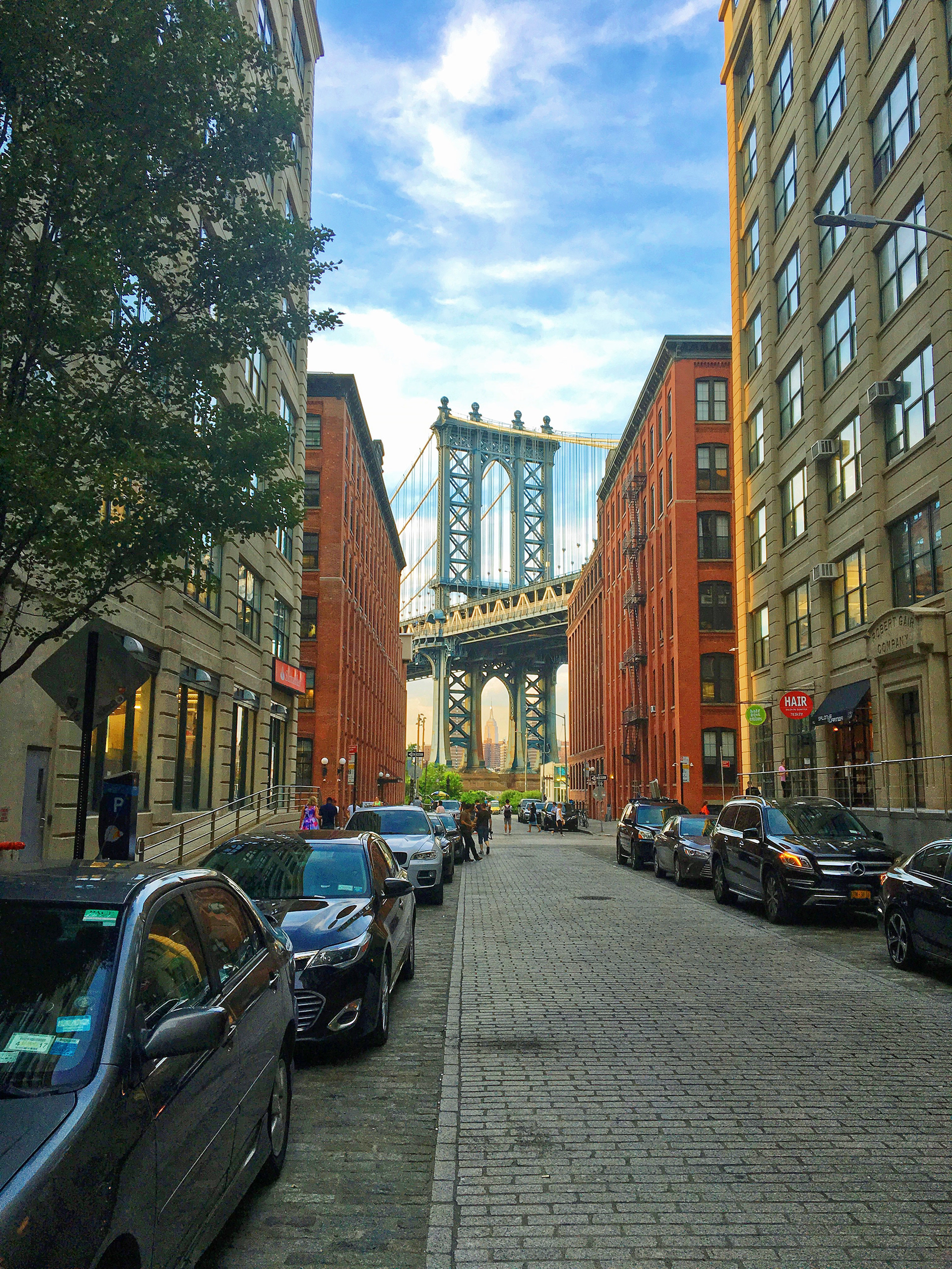 Manhattan Bridge view from Dumbo