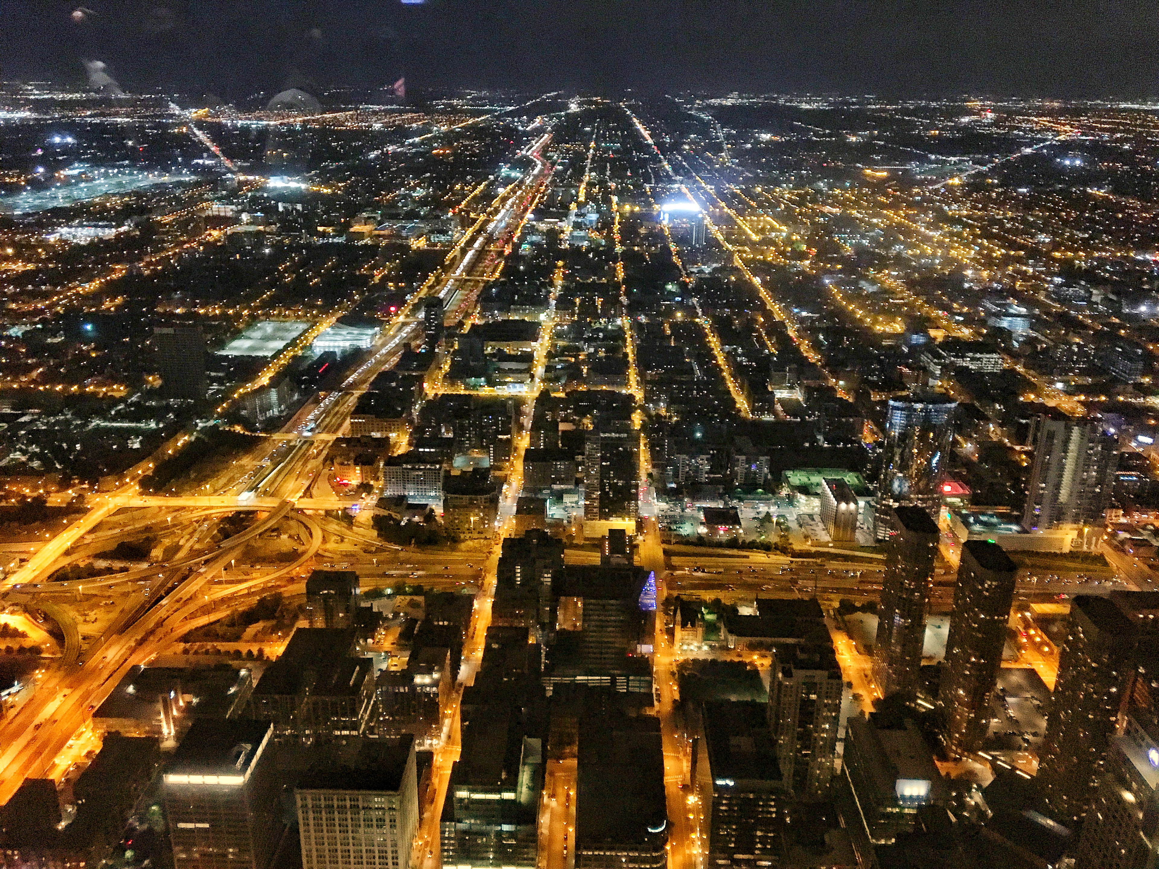 On the Skydeck Chicago at Willis Tower