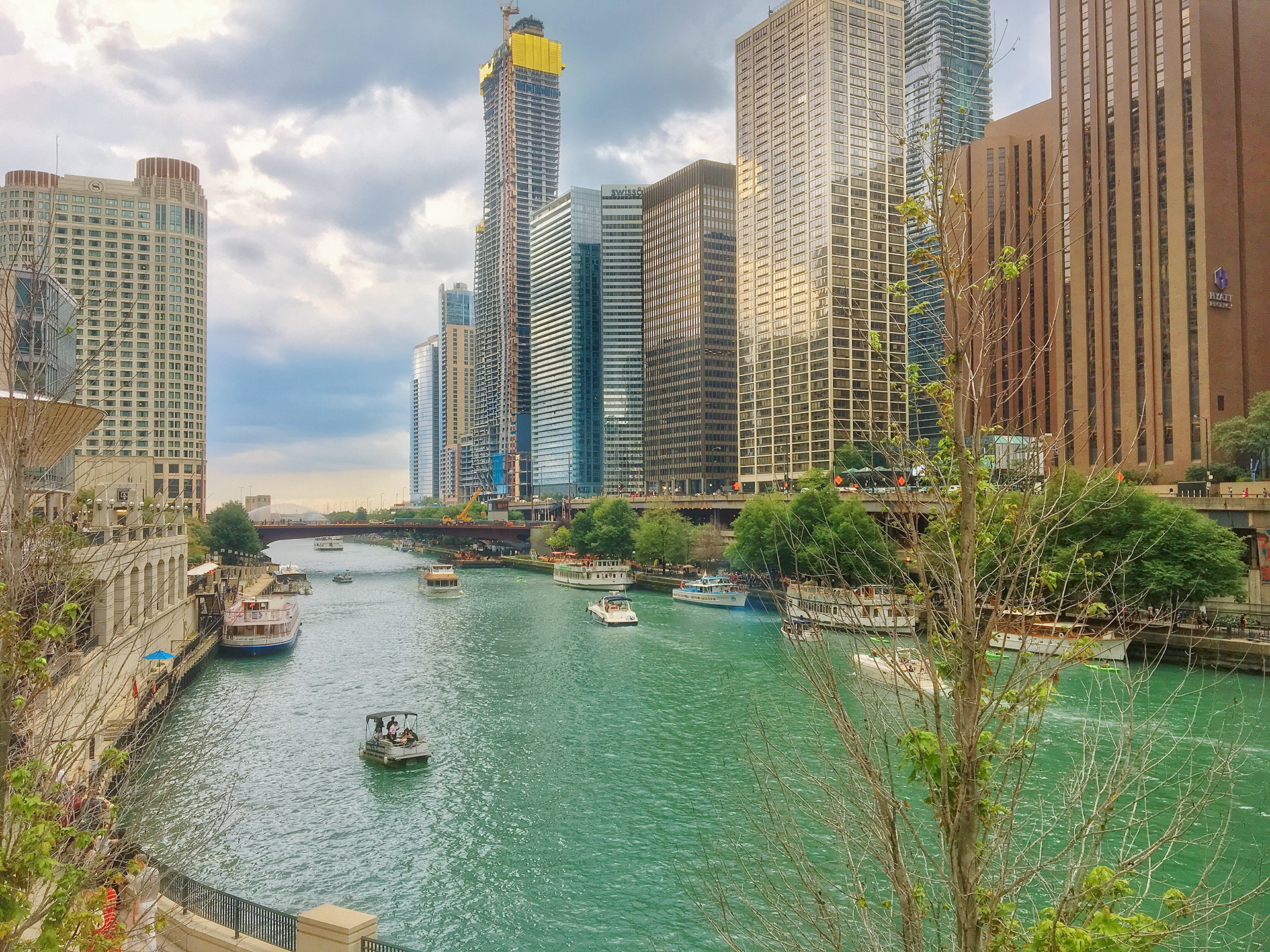 View from DuSable Bridge