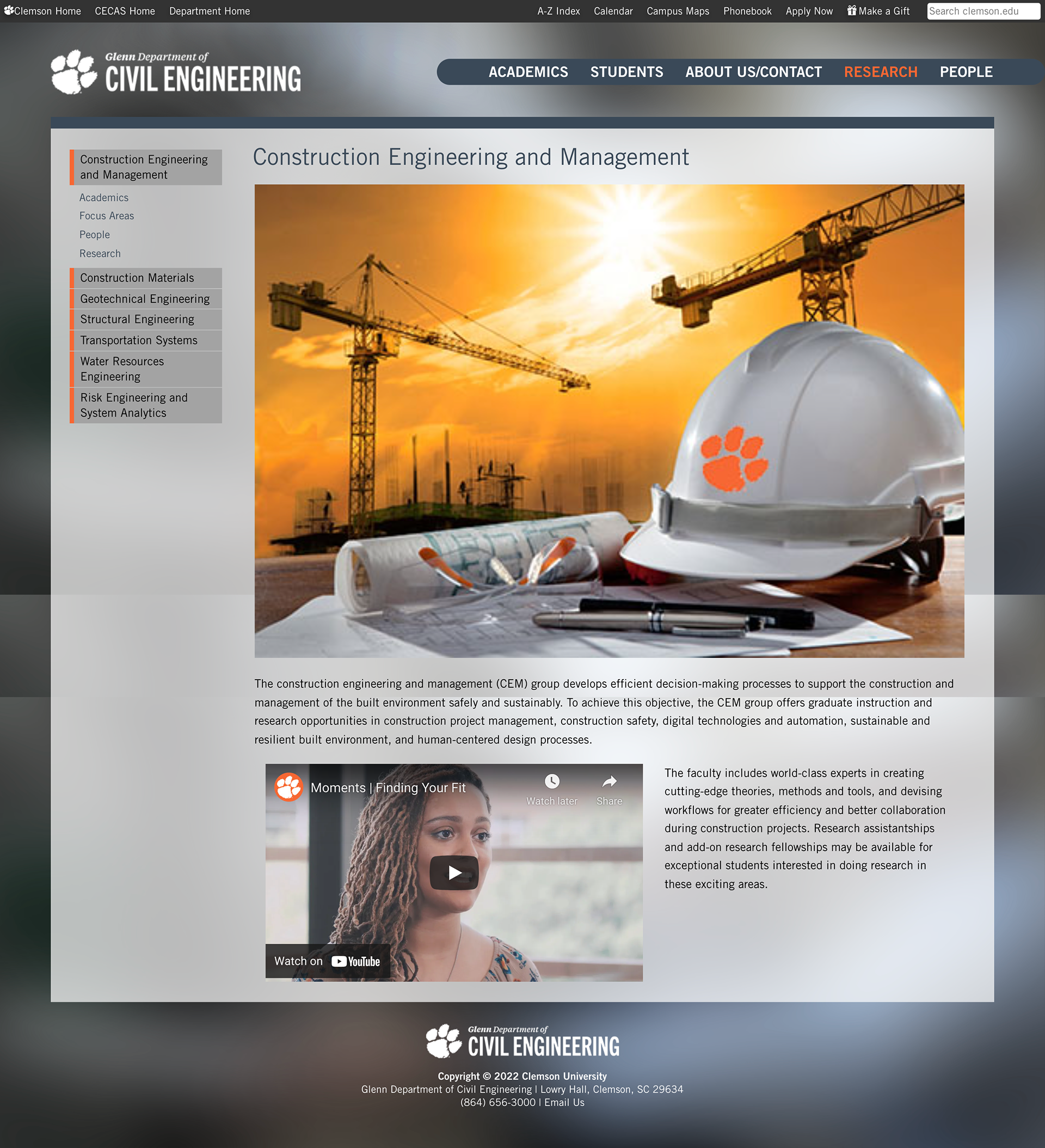 Real CEM web portal - Overview