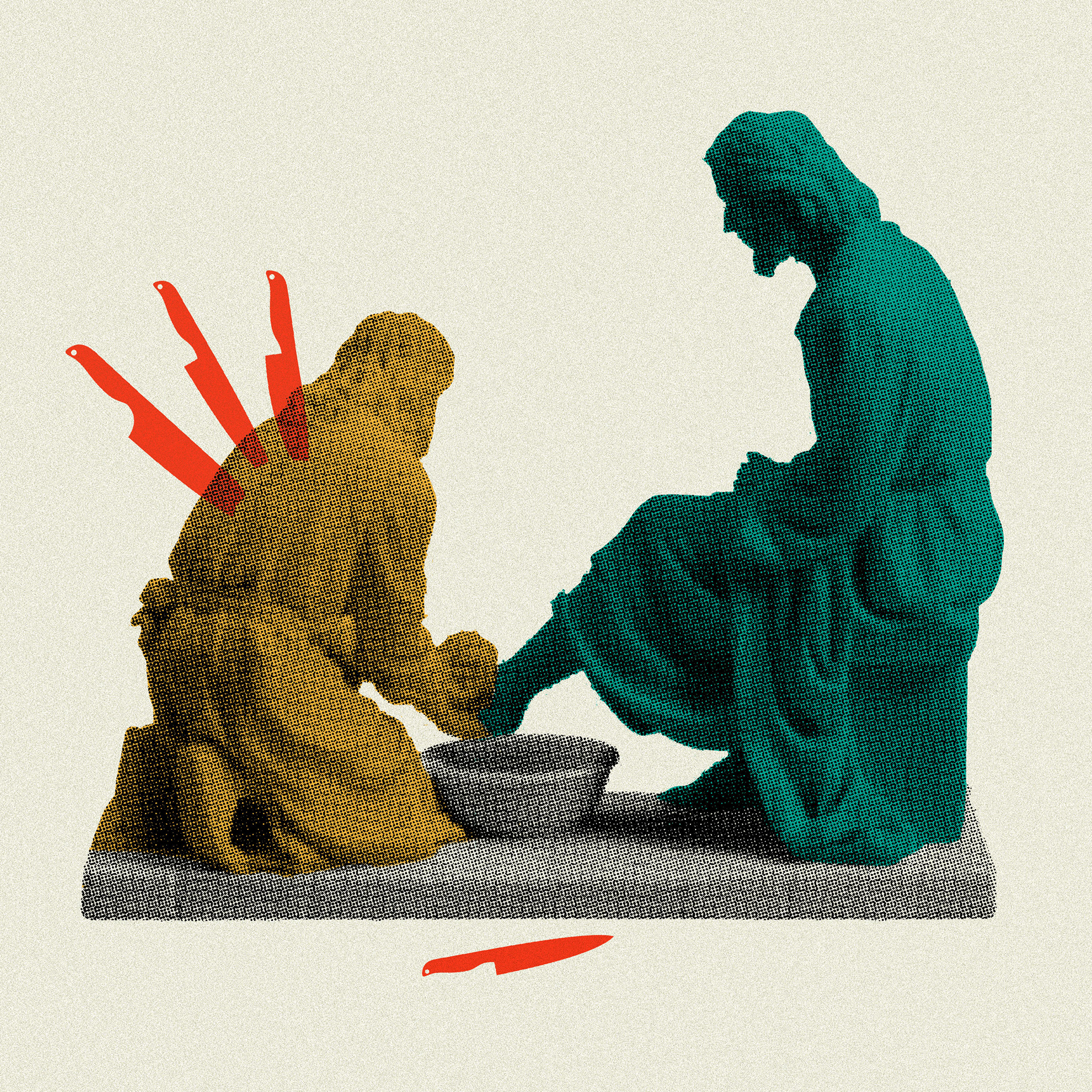 Following Christ means that sometimes you will still have to wash feet while you are wounded.