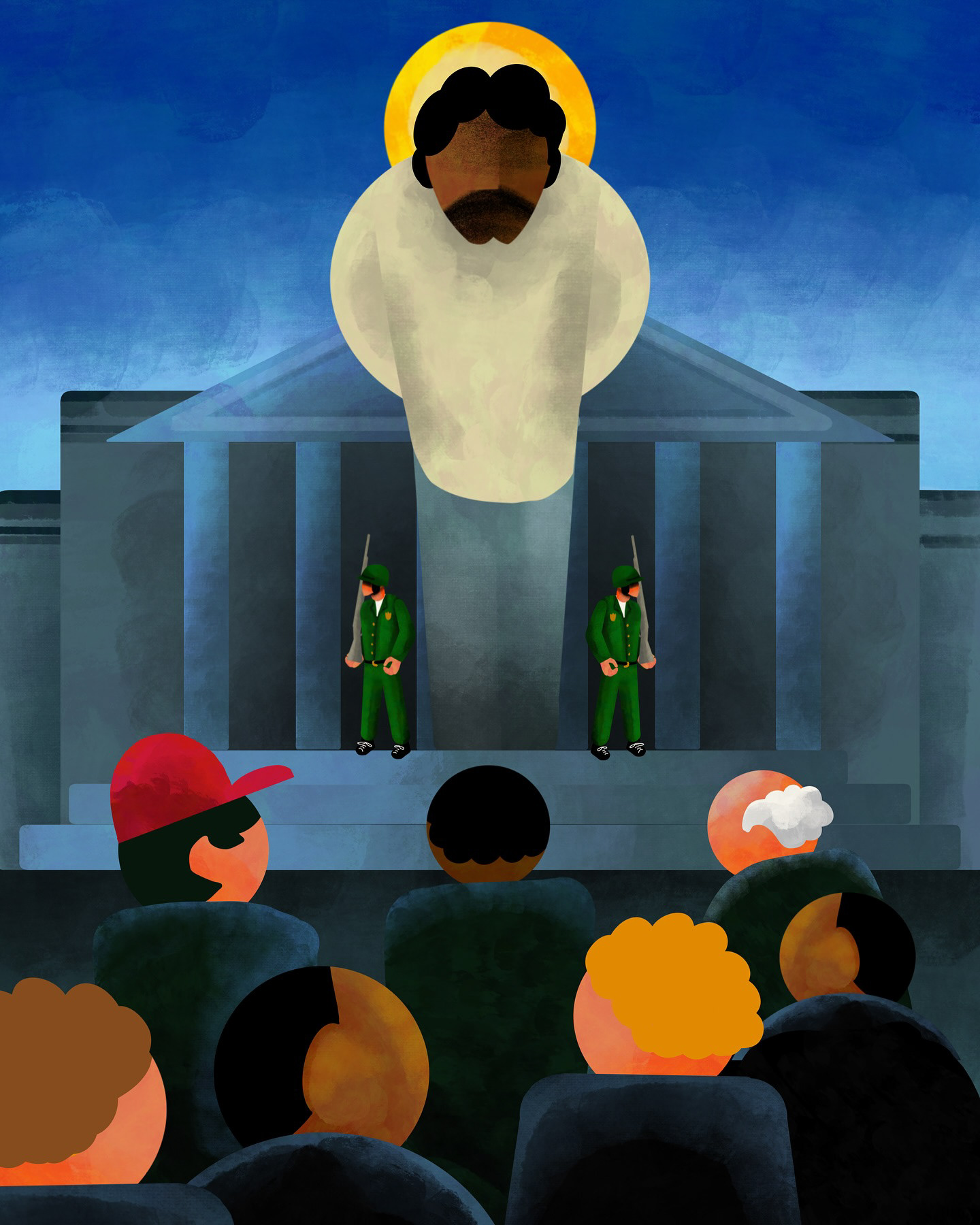 Jesus Before the People