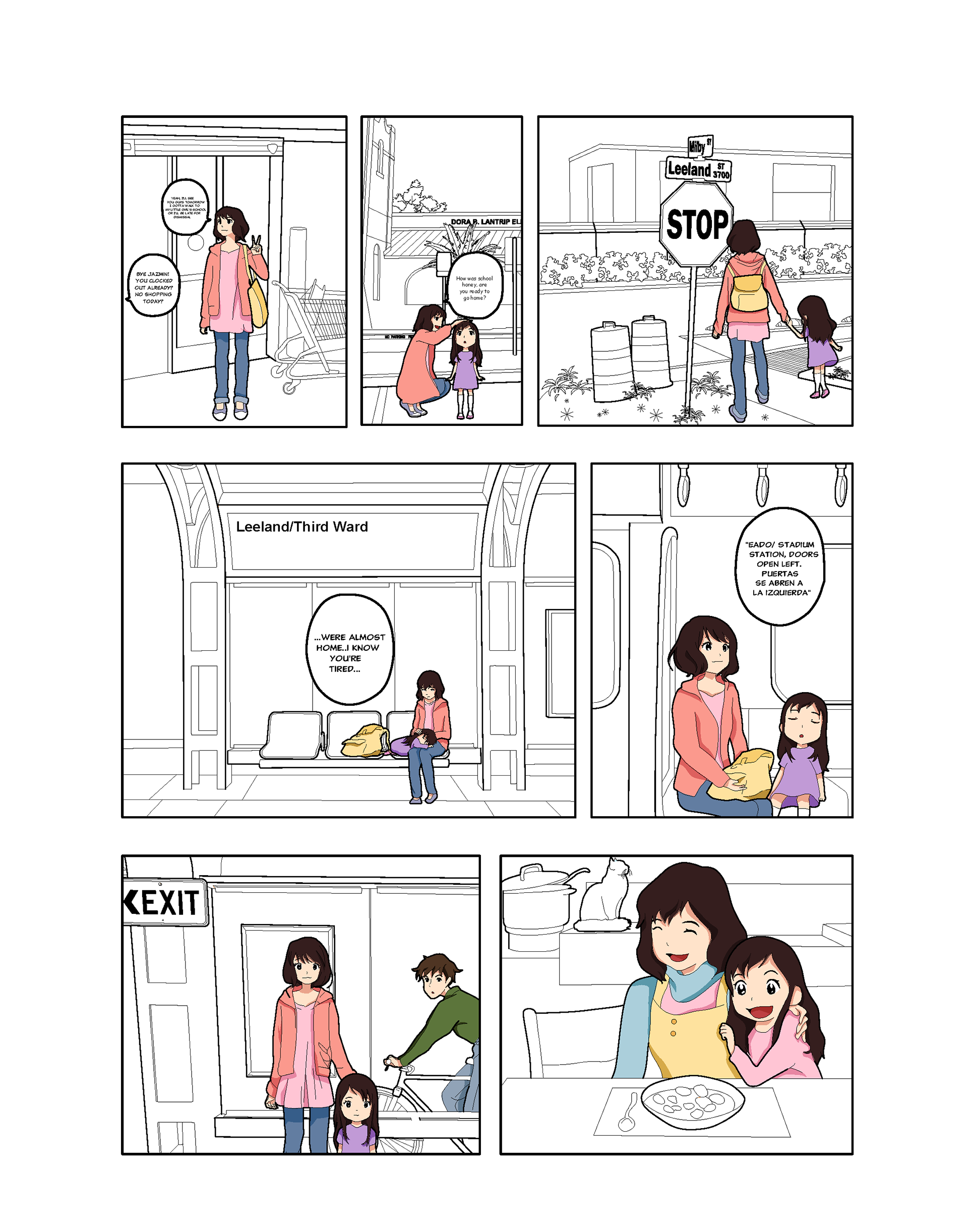 "Mother & Daughter" :Partnered Concept Development & Illustration by Brissa Estrada
