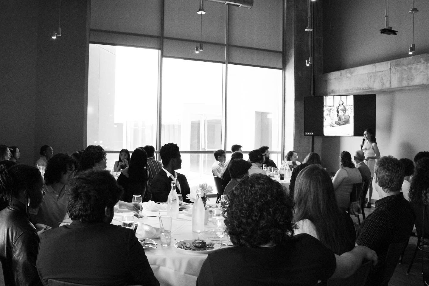 Giving my final speech as president of Alpha Rho Chi, a professional coed fraternity in the CoAD for Architecture and the allied arts.