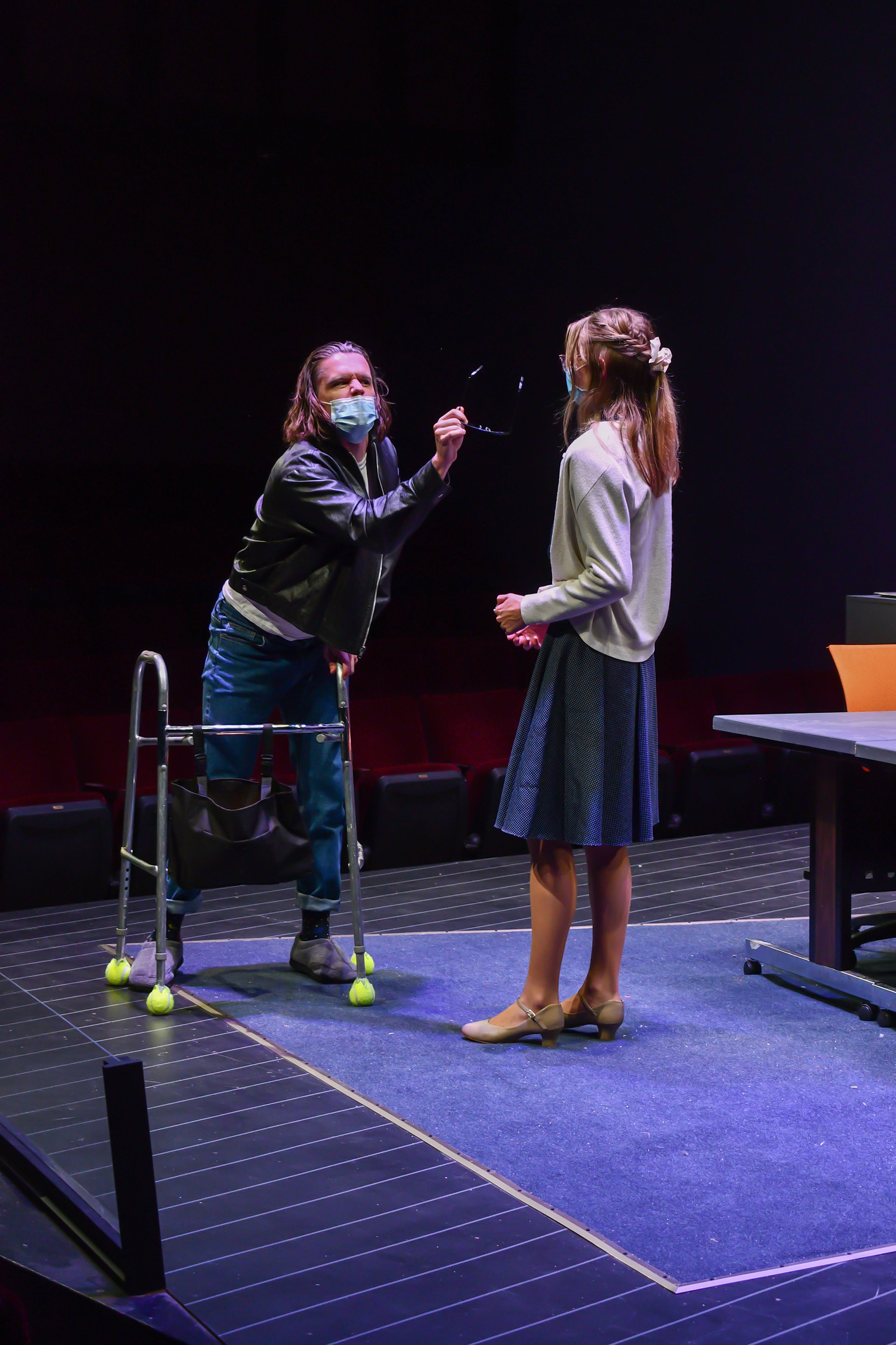 Shea Hopkins and Lucie Kupres in Do You Feel Anger?
