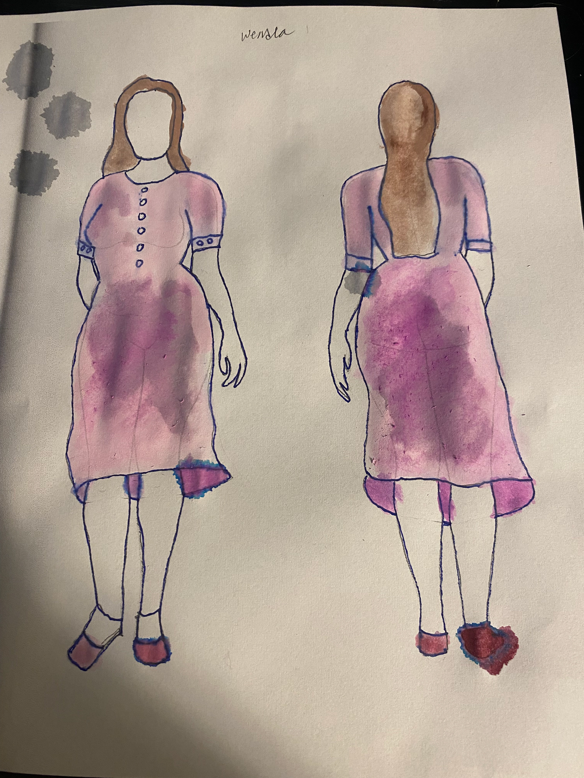 Wendla (Pen, Watercolor)