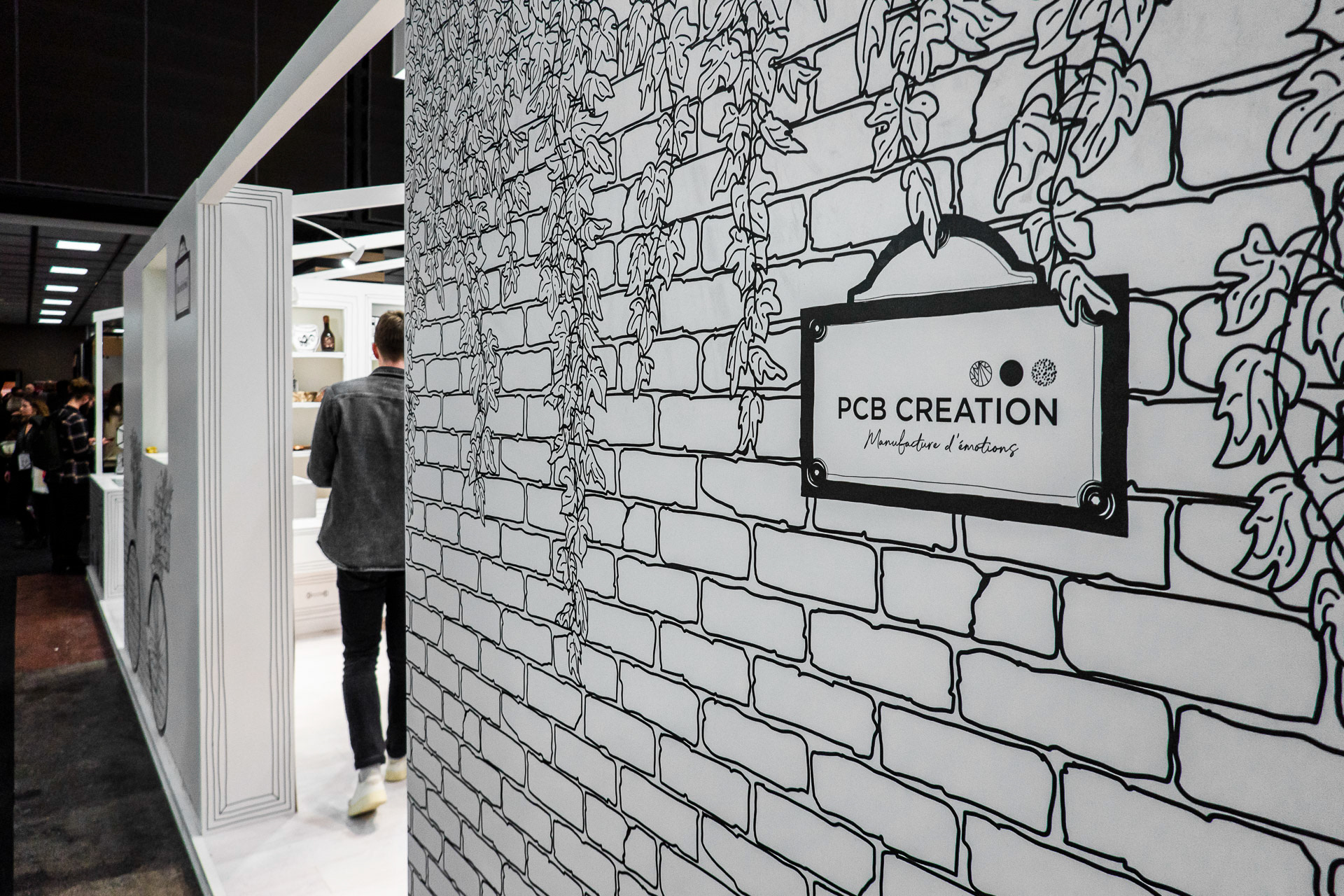 Arrière du stand PCB Création au salon SIRHA 2023 à Lyon