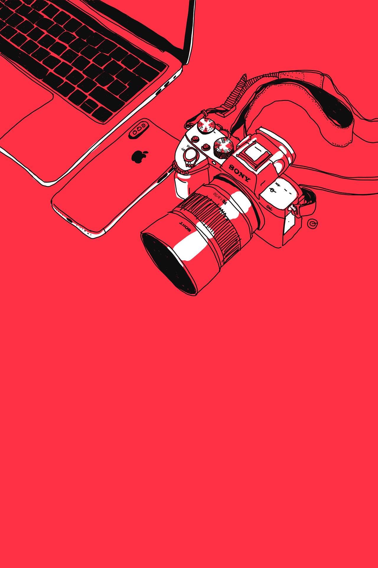 Laptop Iphone Sony