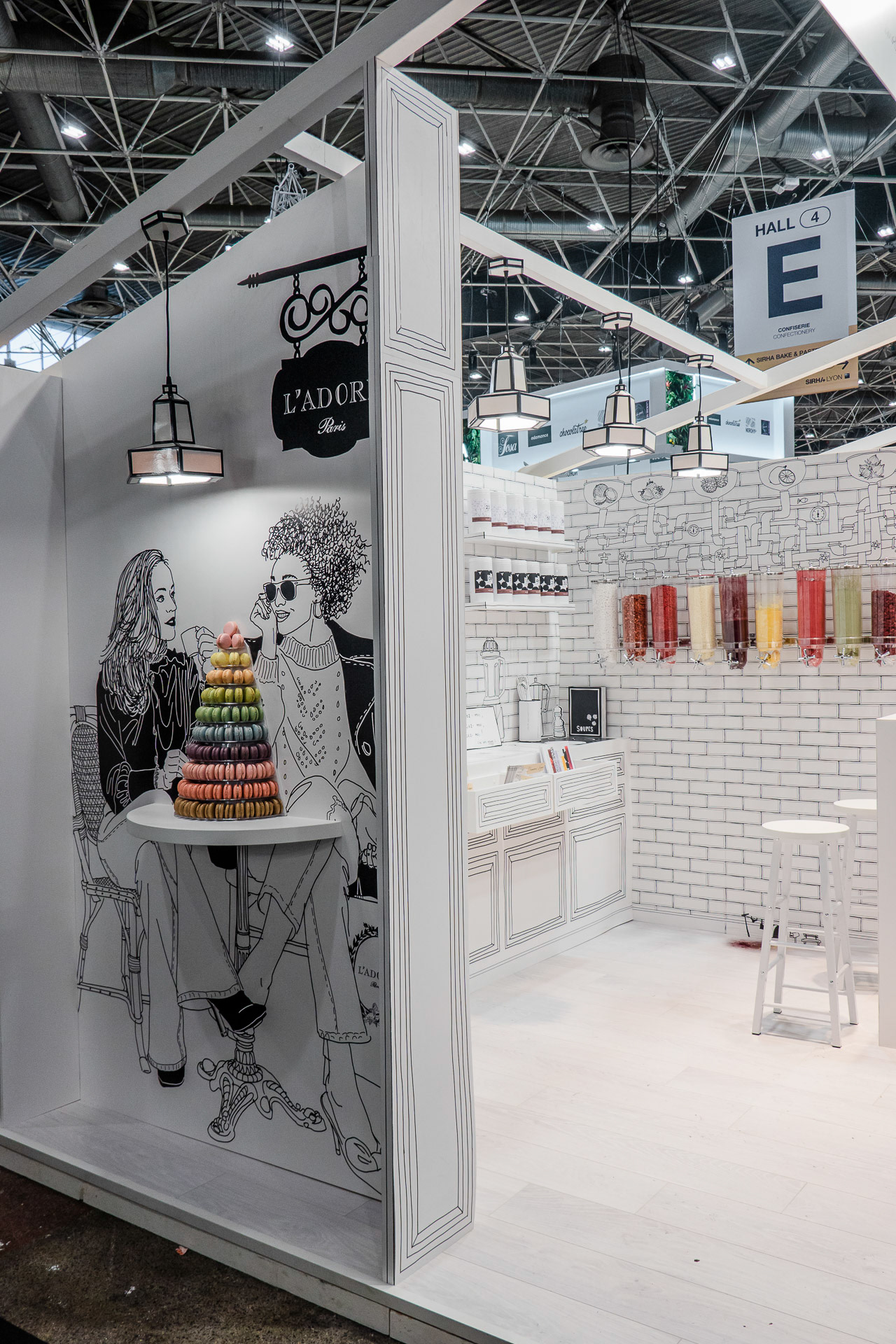 Illustrations stand PCB Création - Salon de la gastronomie SIRHA 2023, à Lyon