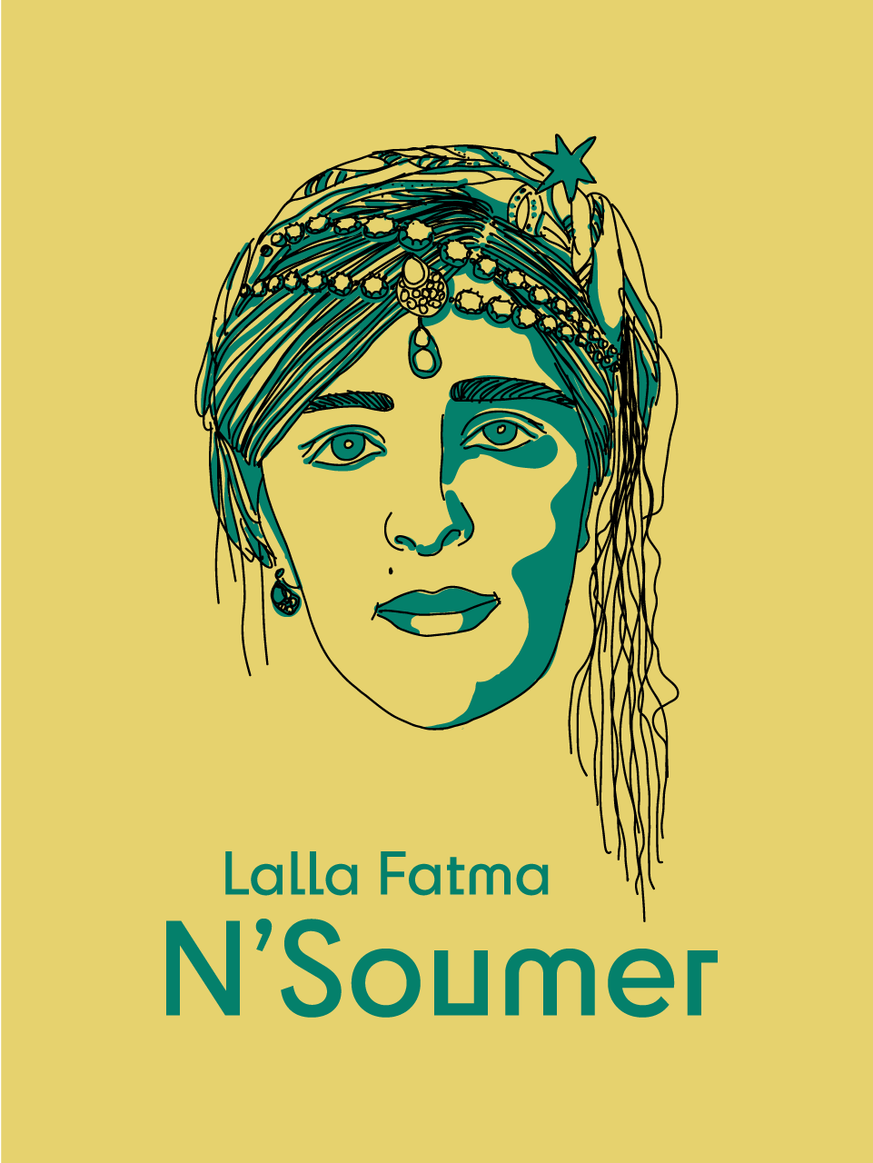 Lalla Fatma N'Soumer (1830-1863), figure de la résistance algérienne pendant les premières années de la conquête française de l'Algérie. Fille d'un chef coranique, elle est issue d'une famille puissante, refuse le mariage, se consacre à la religion et exerce une grande influence sur la société kabyle. De prophétesse, elle devient chef de guerre et guerrière, à la tête de la résistance. Elle remporte sa première bataille, dite du Haut Sebaou, en 1854, repoussant les troupes françaises. Son surnom : Jeanne d'Arc du Djurdjura. Elle combattit de 1854 à 1857, jusqu'à ce qu'elle soit capturée au combat par les forces françaises. Elle est emprisonnée jusqu'à sa mort, 6 ans plus tard, à l'âge de 33 ans. Malgré ses chants traditionnels berbères, elle a fini par être oubliée, mais les féministes algériennes ont réhabilité sa mémoire et depuis 1995, elle est enterrée dans le cimetière des héros nationaux d'Algérie, El Alia.