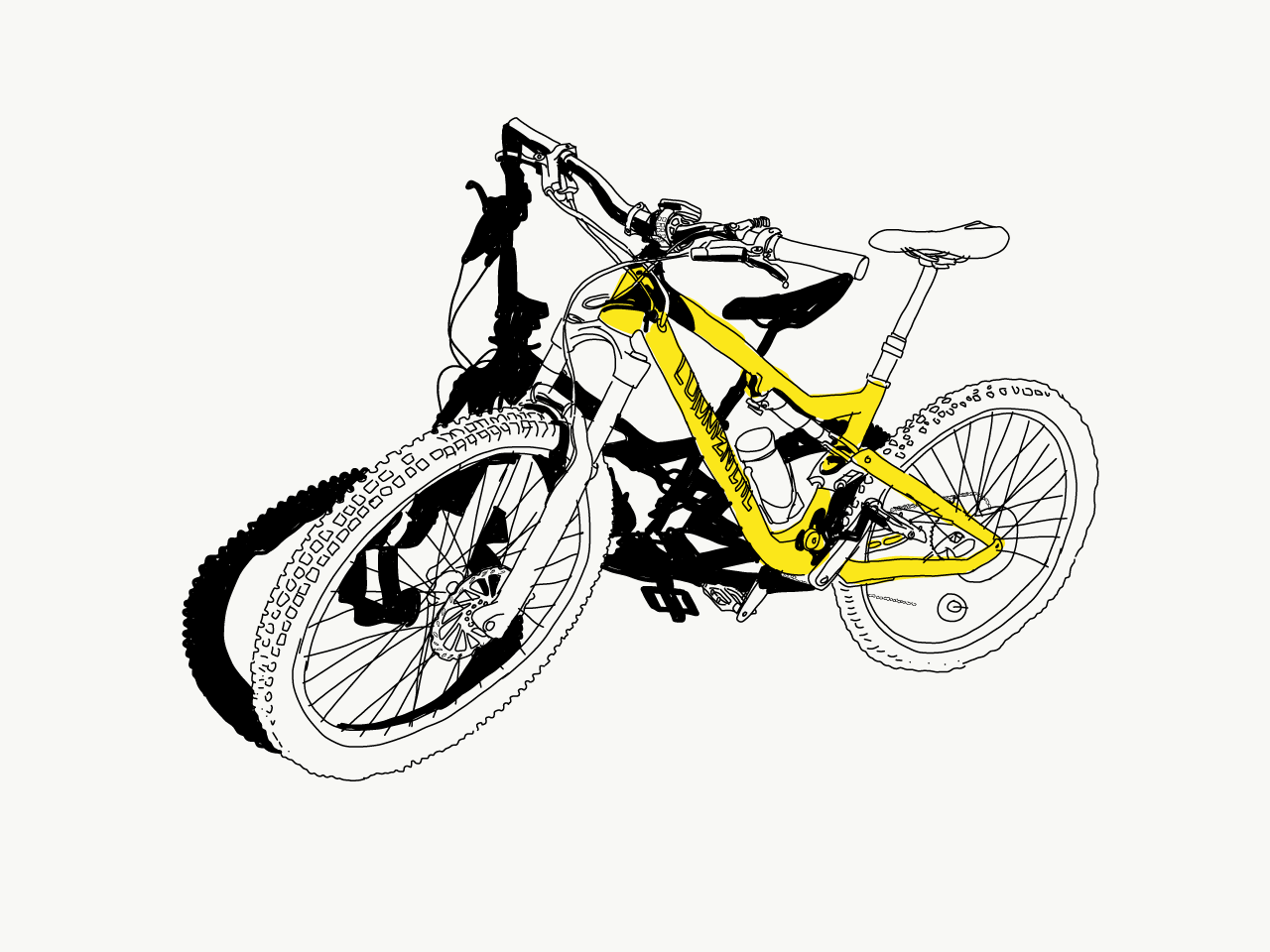 VTT Commençal Meta tr 4.2 jaune