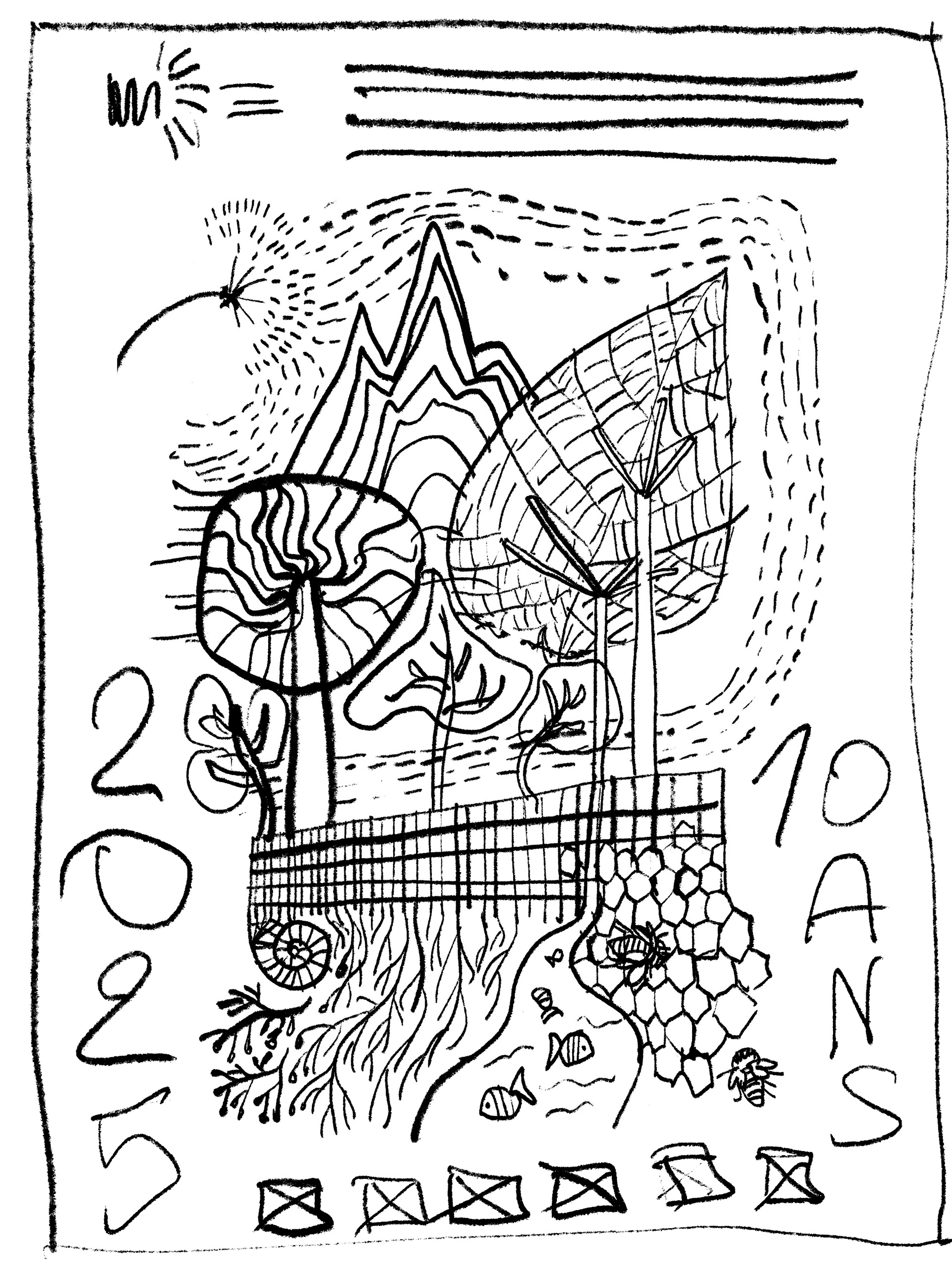 Croquis préparatoire