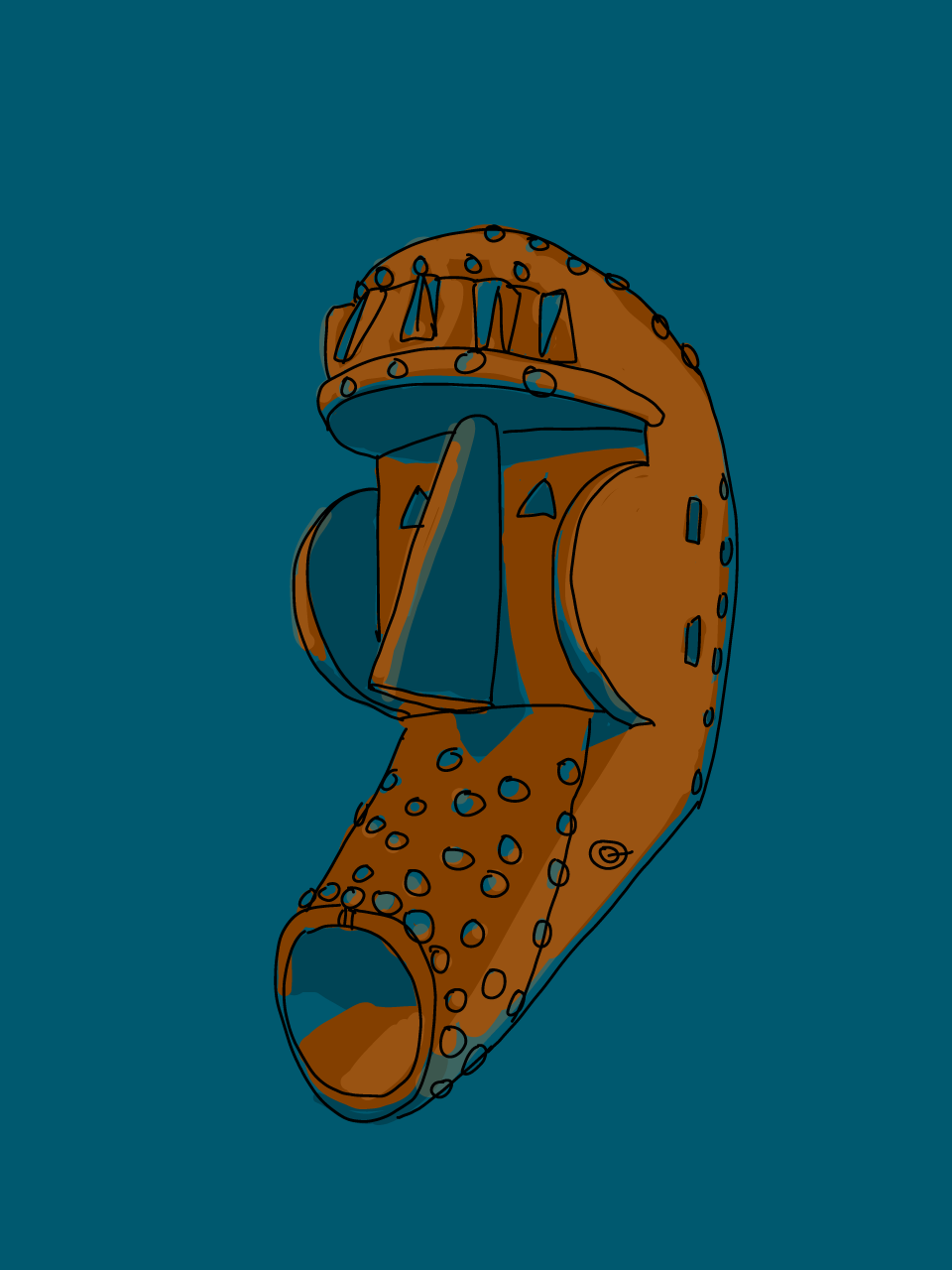 Kran mask, Ivory Coast