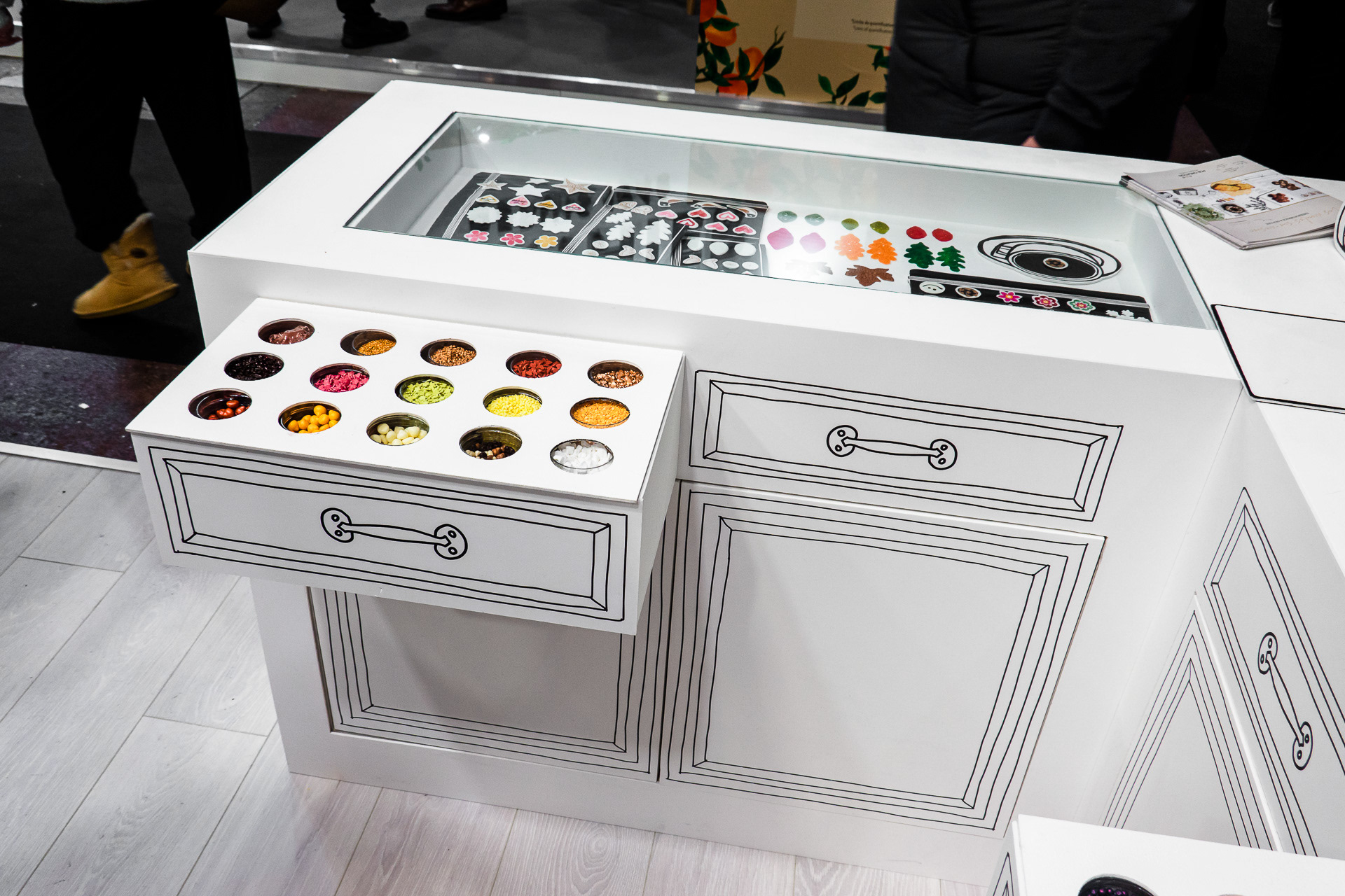 Meuble d'angle du bureau - Stand PCB Création au salon SIRHA 2023 à Lyon
