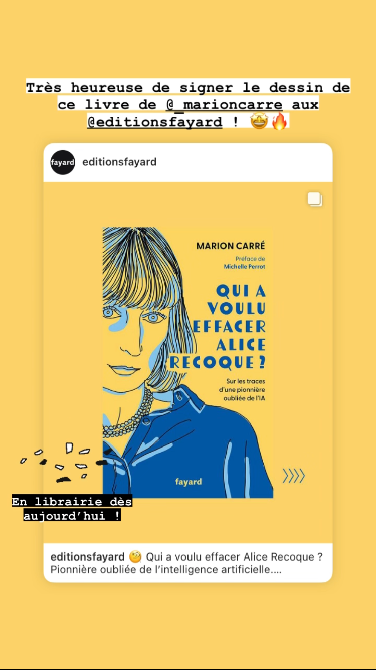 Livre Alice Recoque