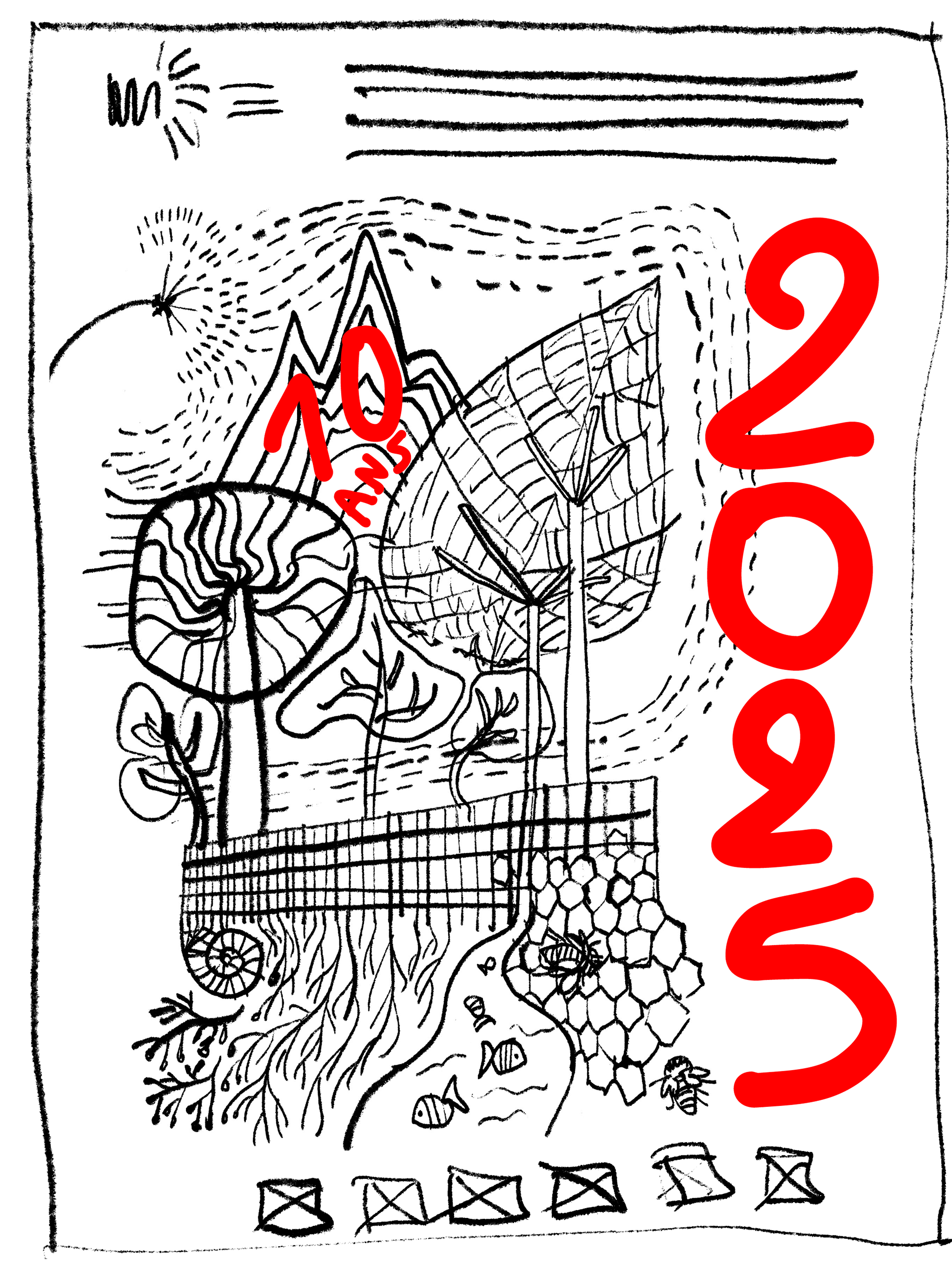 Croquis préparatoire