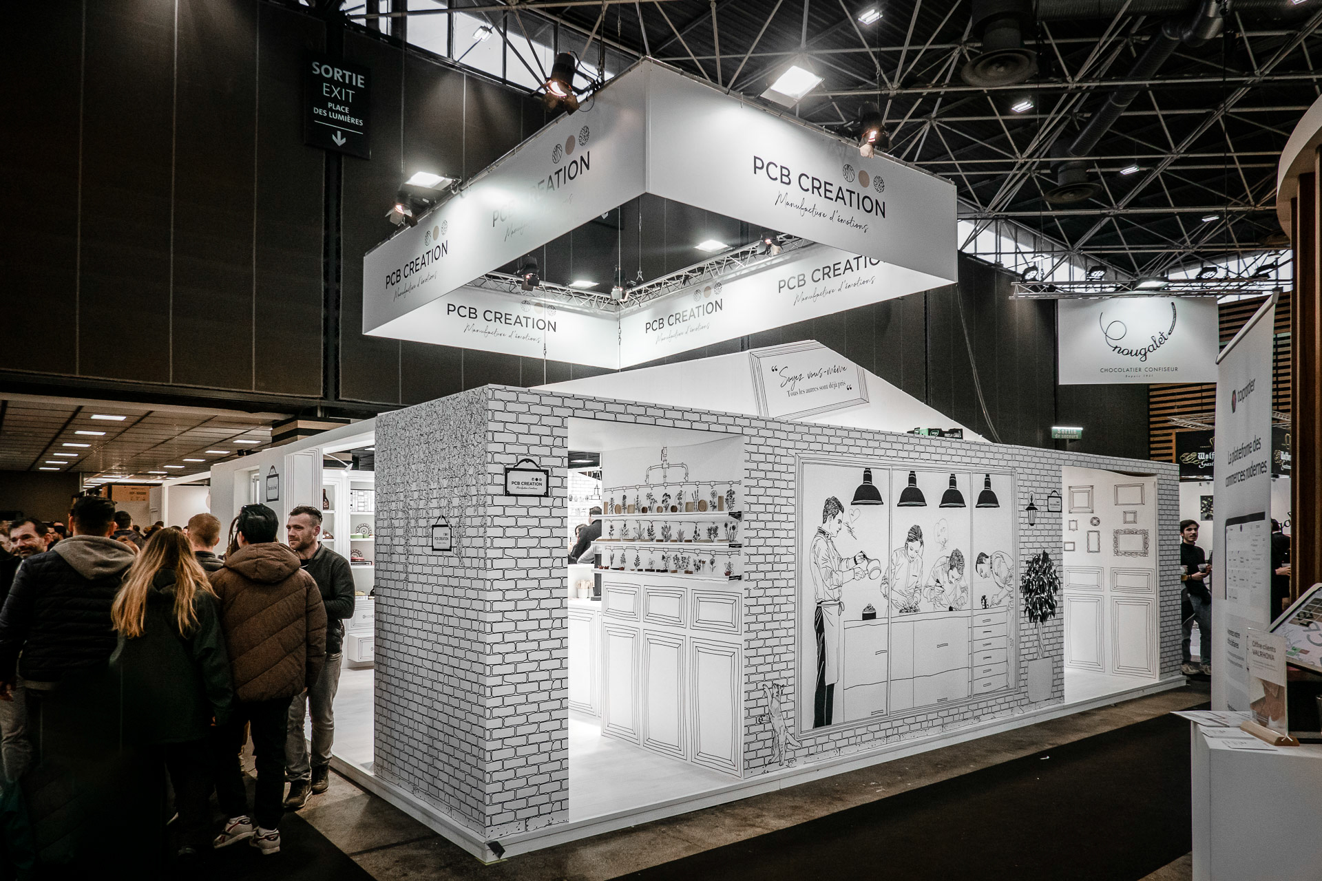 Stand PCB Création au salon SIRHA 2023 à Lyon
