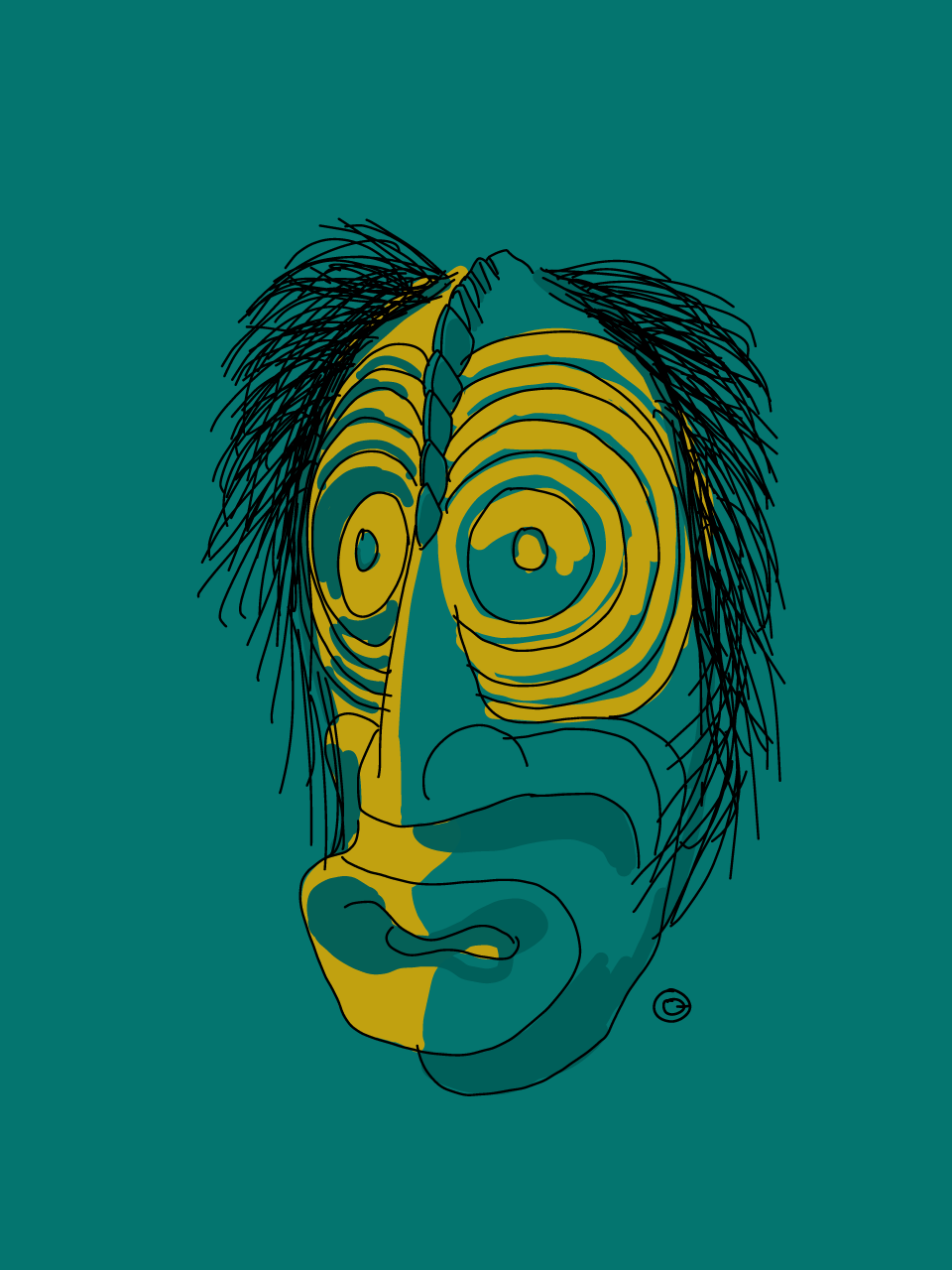 Iroquois Mask, State of New York, United States