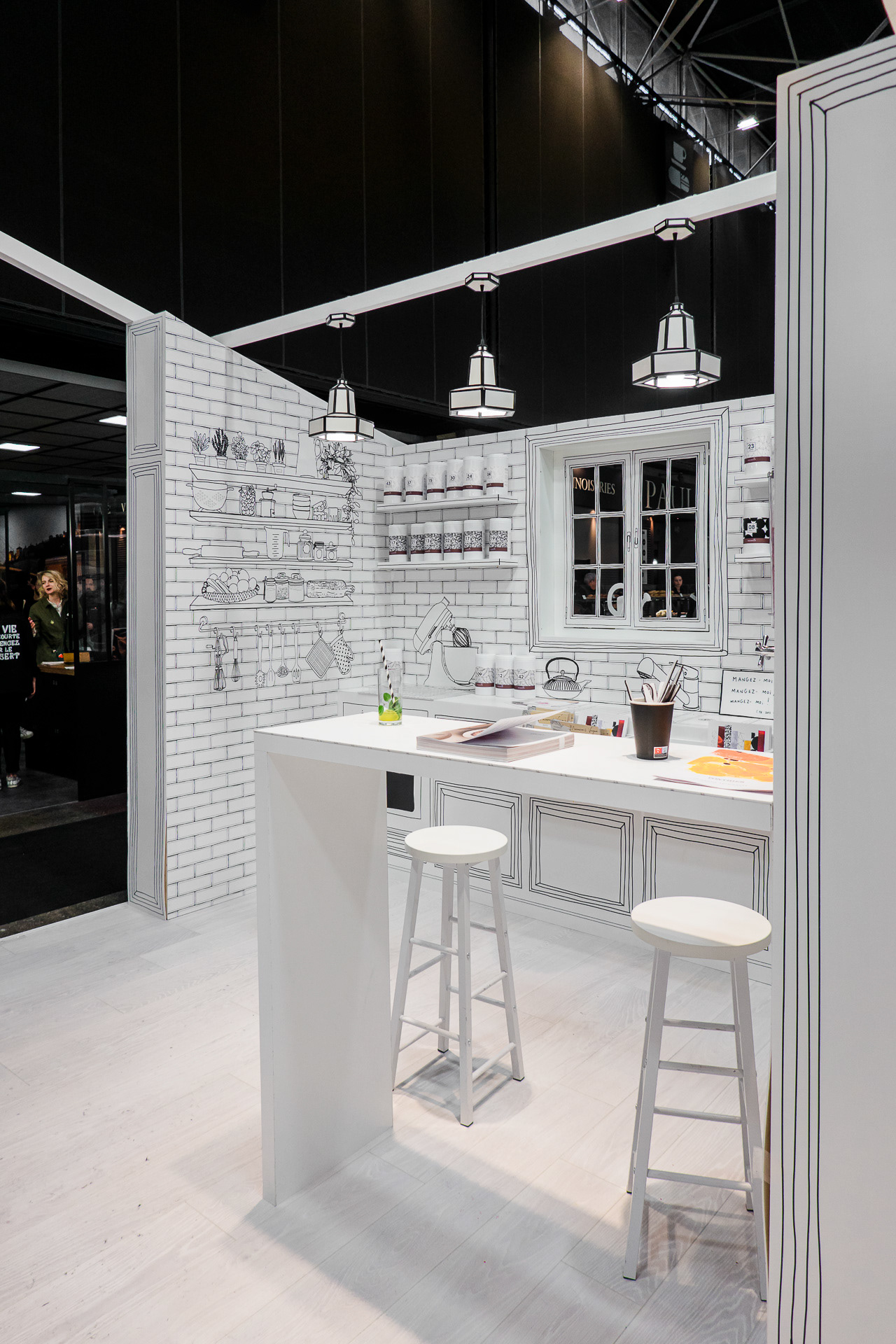 Étagère cuisine - Stand PCB Création au salon SIRHA 2023 à Lyon