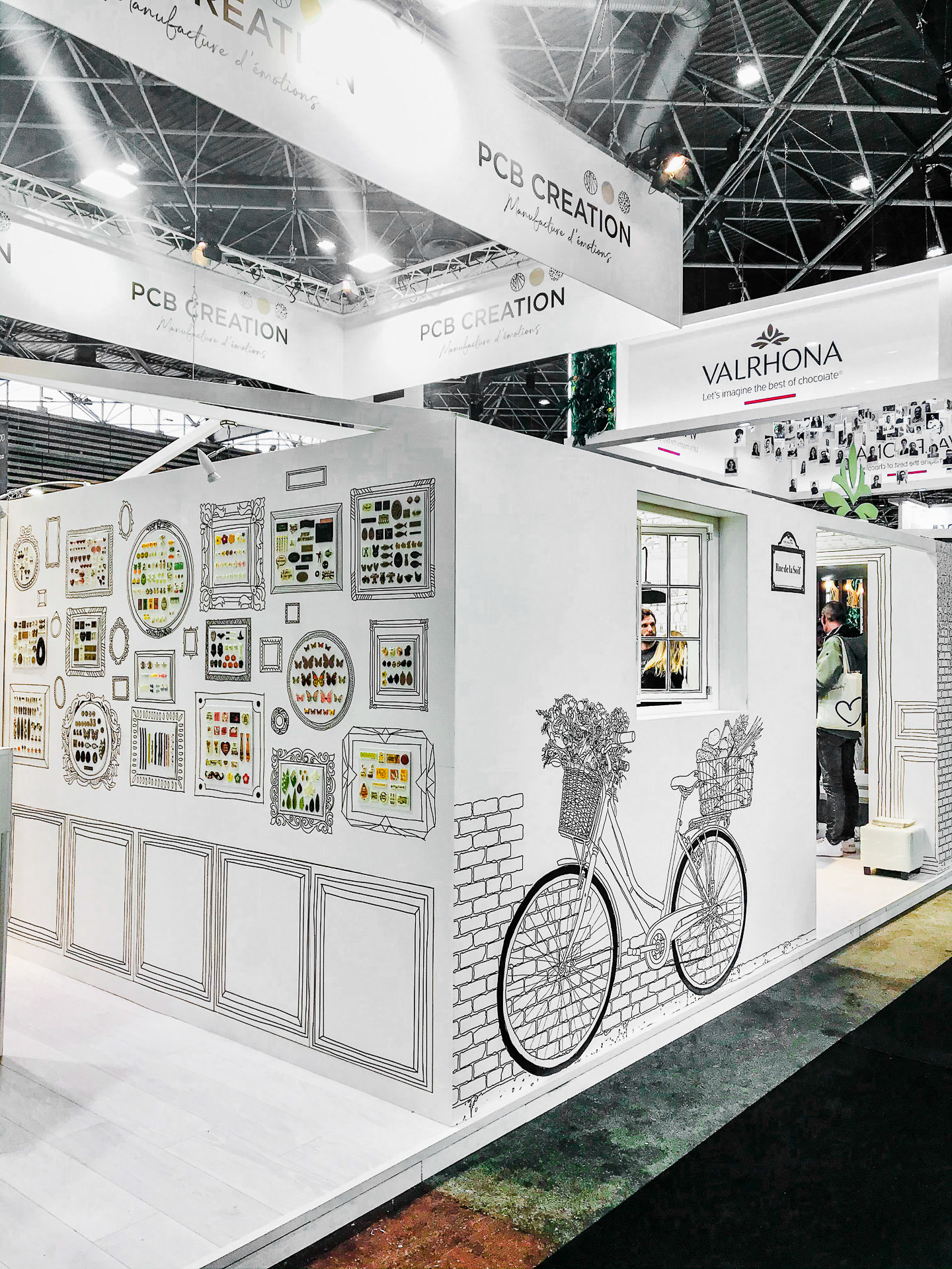 Mur extérieur salle à manger - Stand PCB Création au salon SIRHA 2023 à Lyon