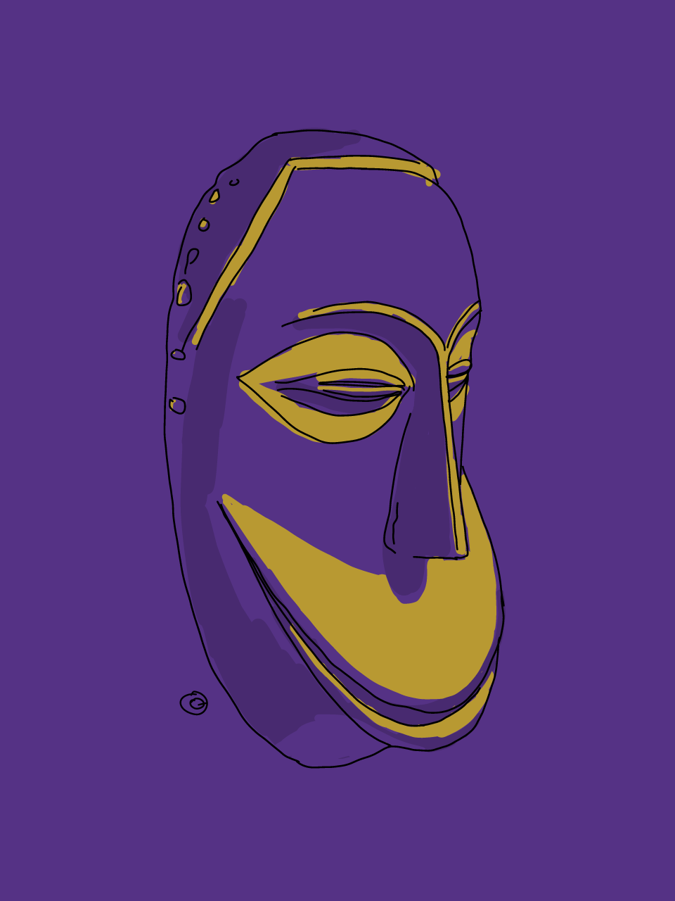 Mwisi Gwa So'o mask, Hemba, Zaire
