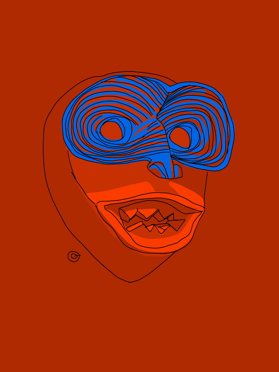 Ibbio mask, Nigeria