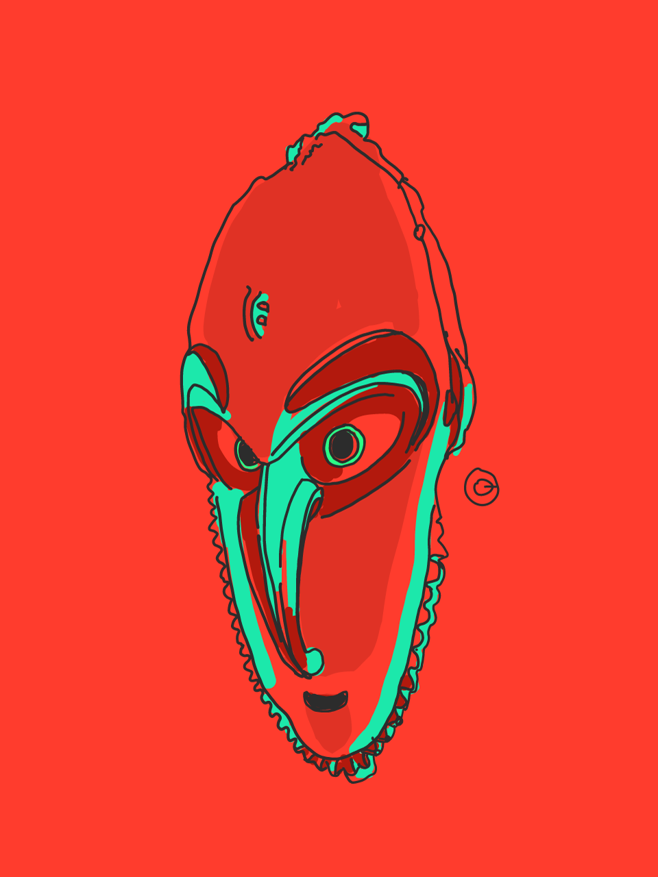 Mask of Papua New Guinea