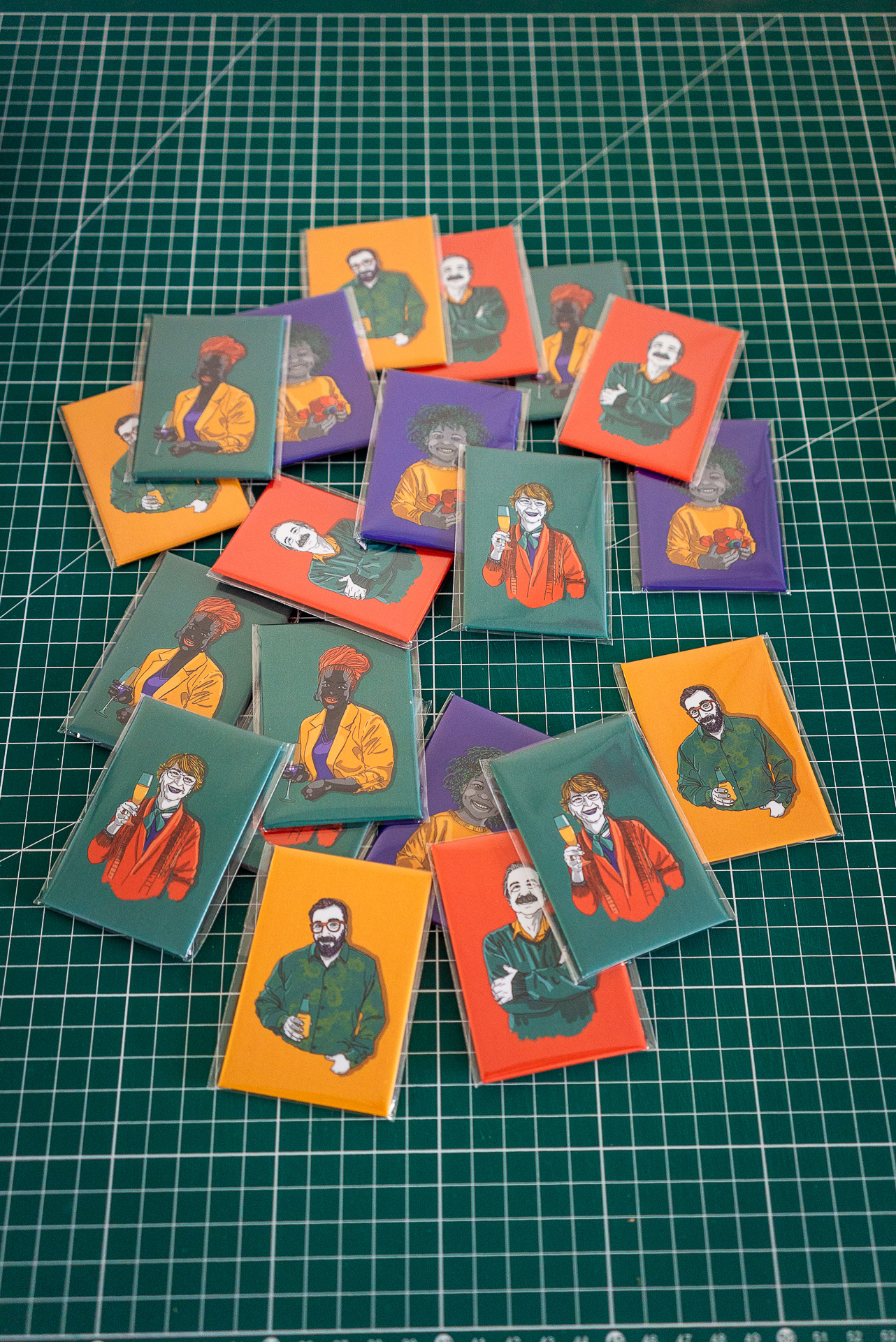 Magnets personnages du jeu