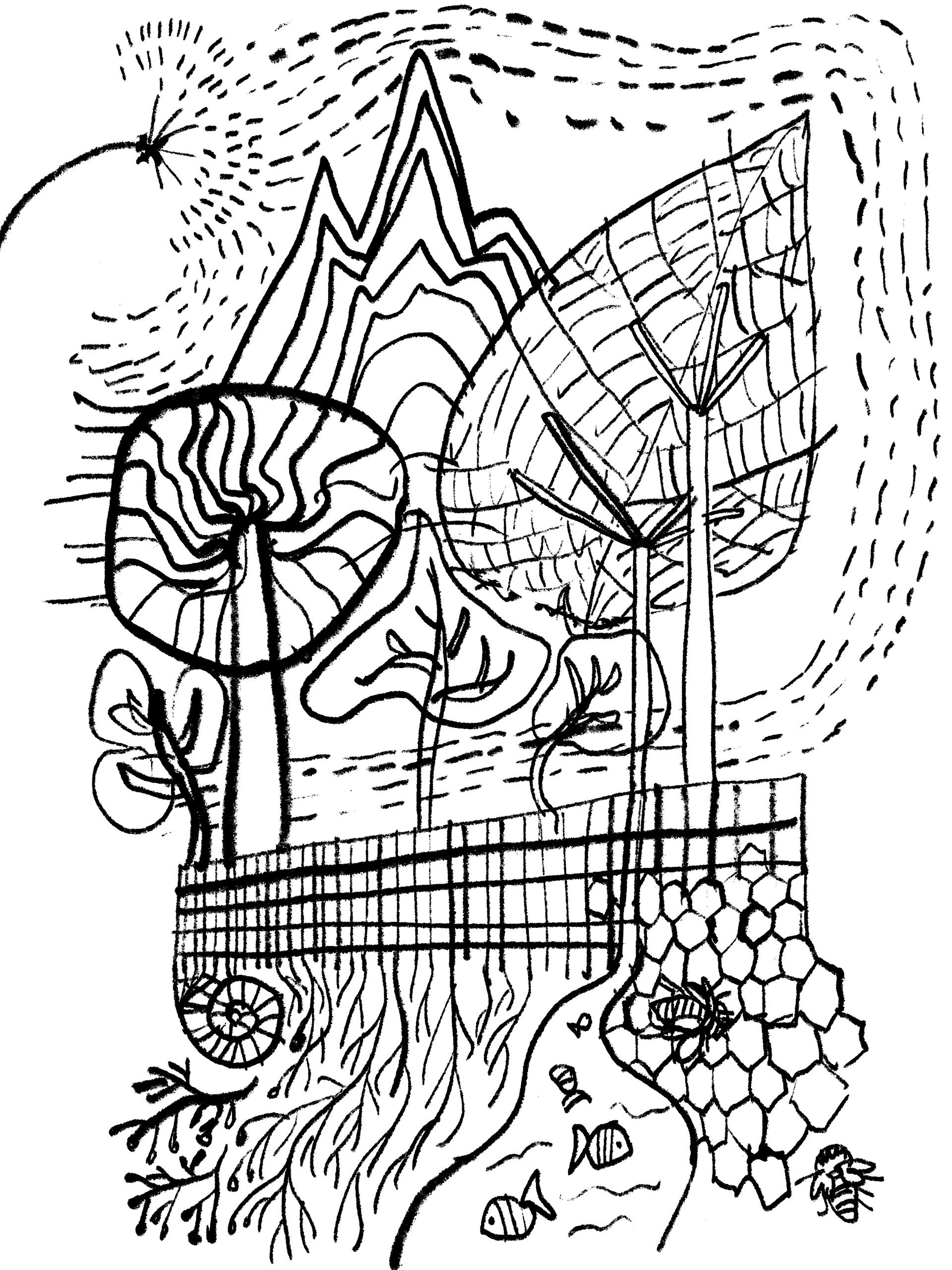Croquis préparatoire