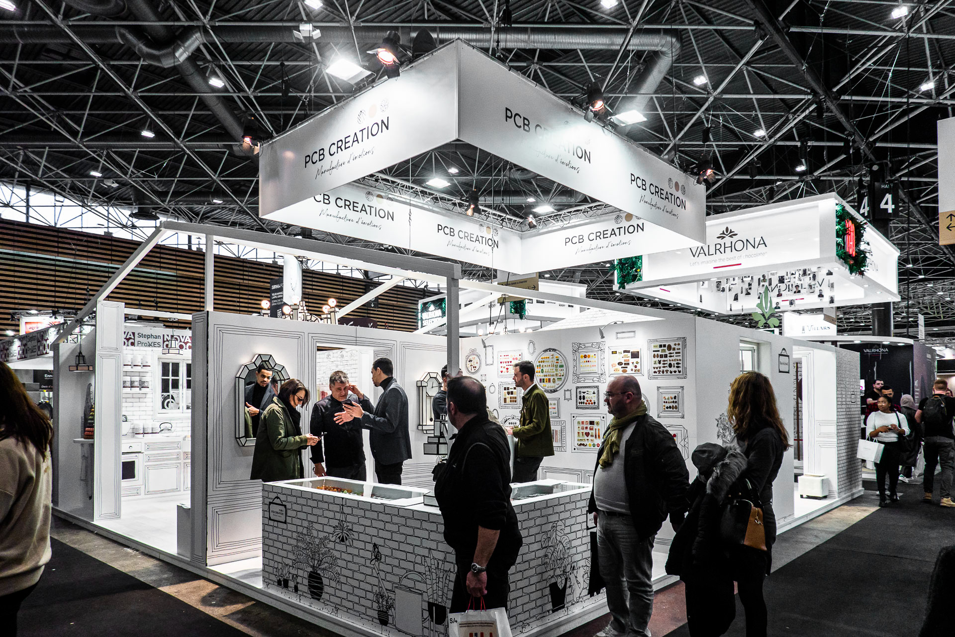 Meuble d'angle du bureau - Stand PCB Création au salon SIRHA 2023 à Lyon