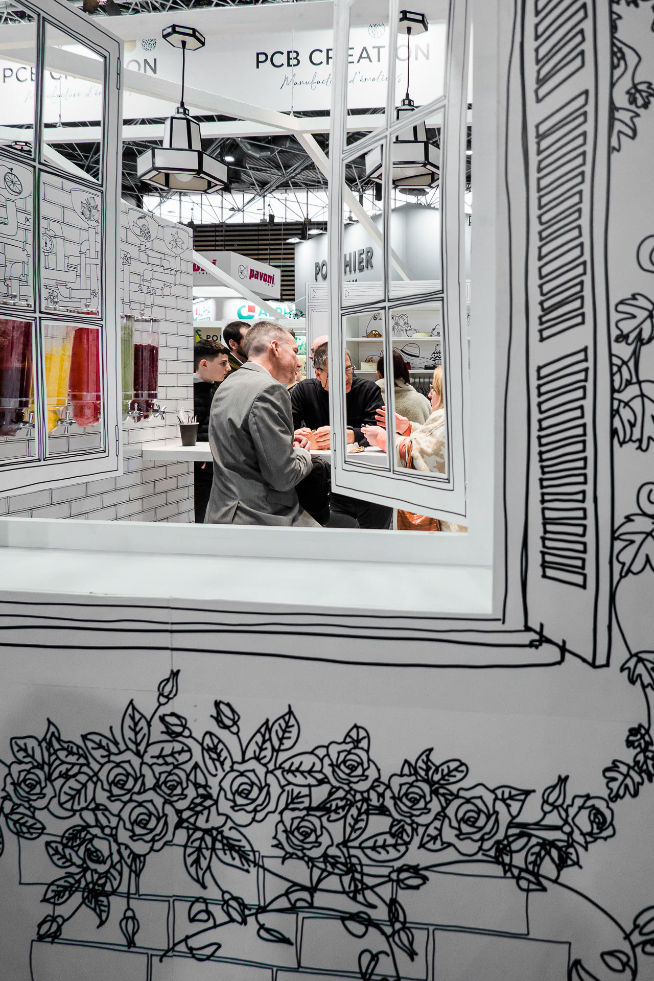 Distributeur cuisine - Stand PCB Création au salon SIRHA 2023 à Lyon