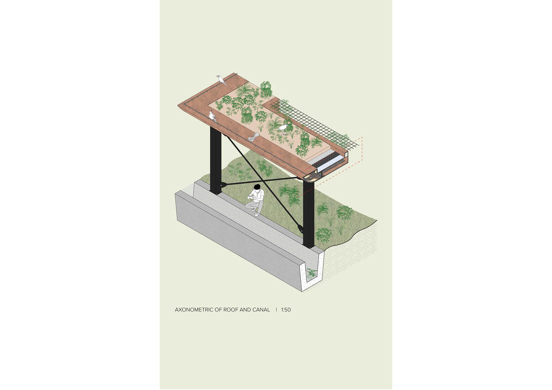 Roof Axonometric