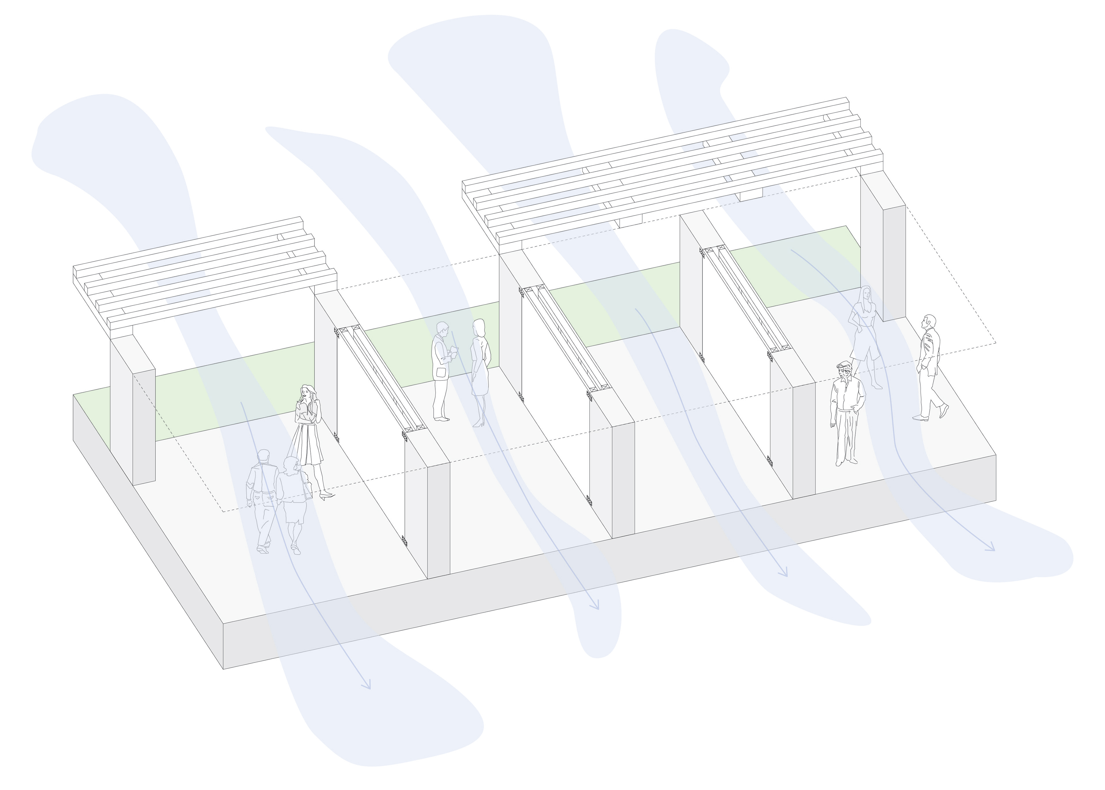 Elongated Columns - Variation 2