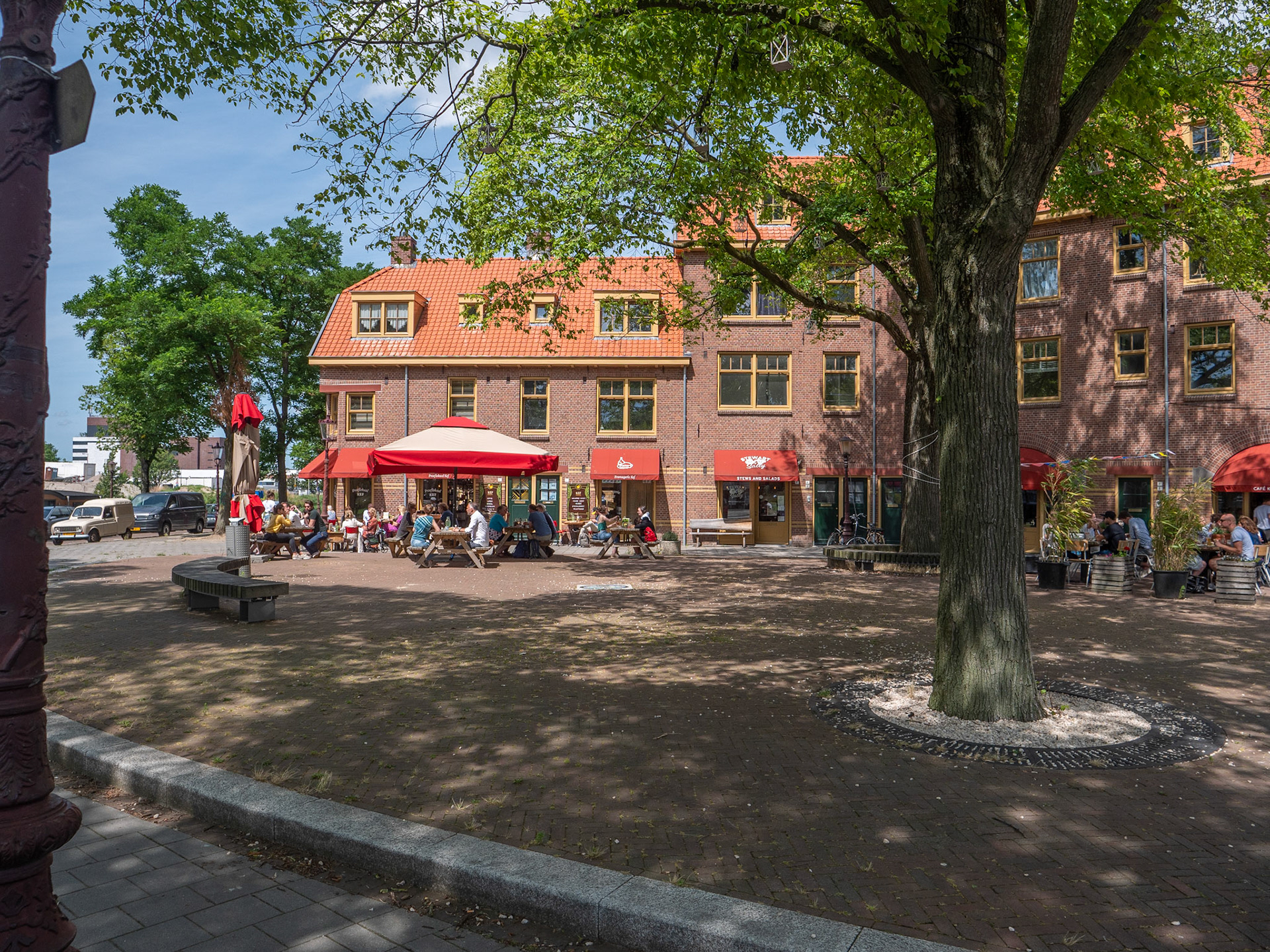 van der Pek plein, het nieuwe Amsterdam Noord