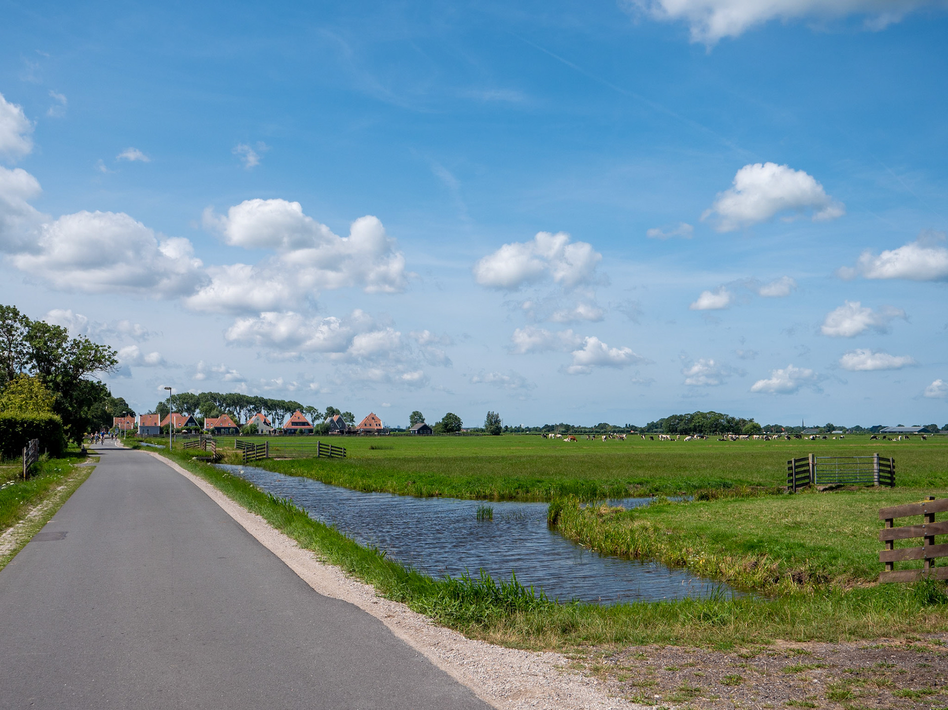 Zuiderwoude aan de horizon